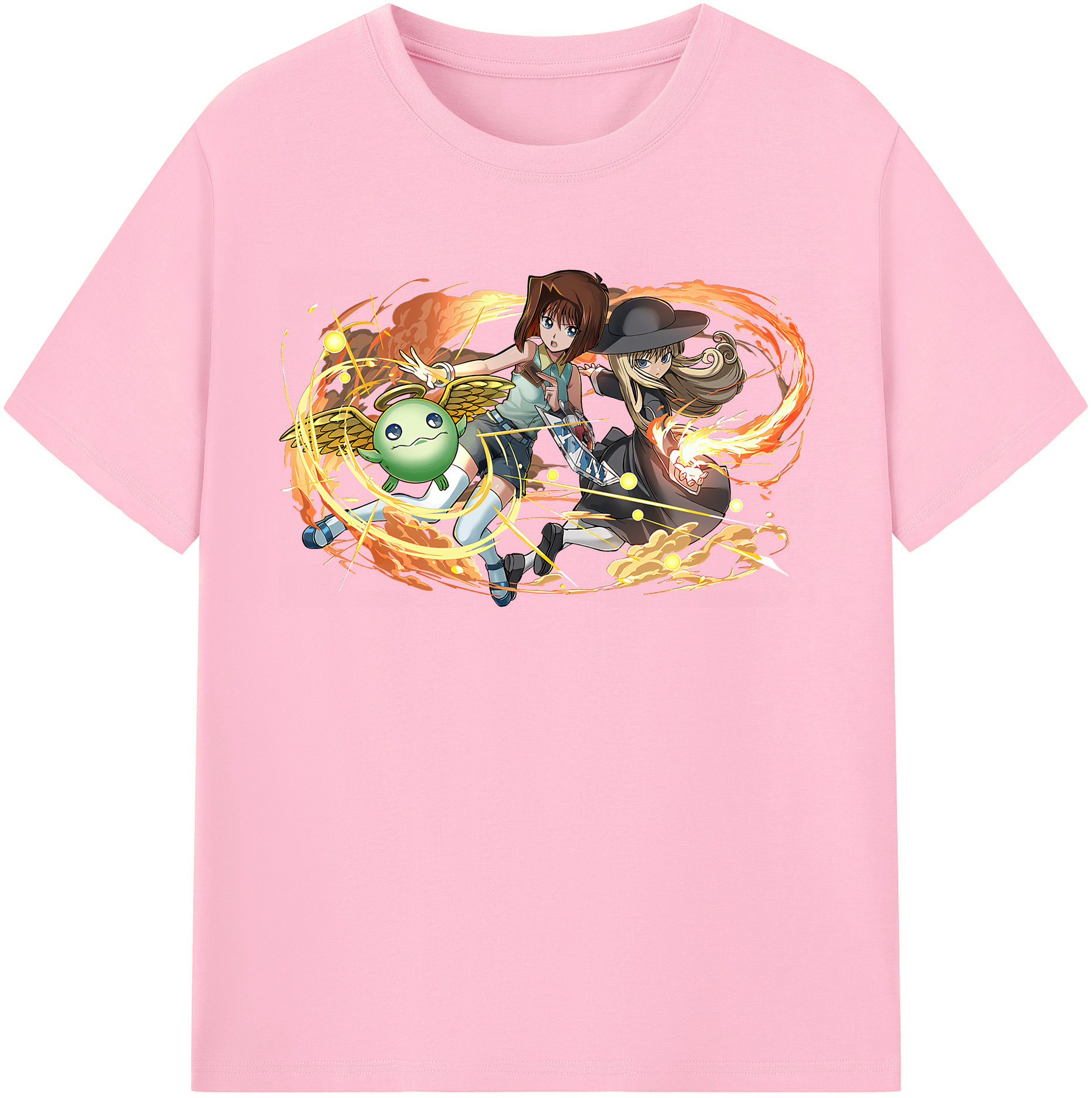 （画像用） 遊☆戯☆王 Yu-Gi-Oh! 綿100％半袖Tシャツ（フロントプリント）