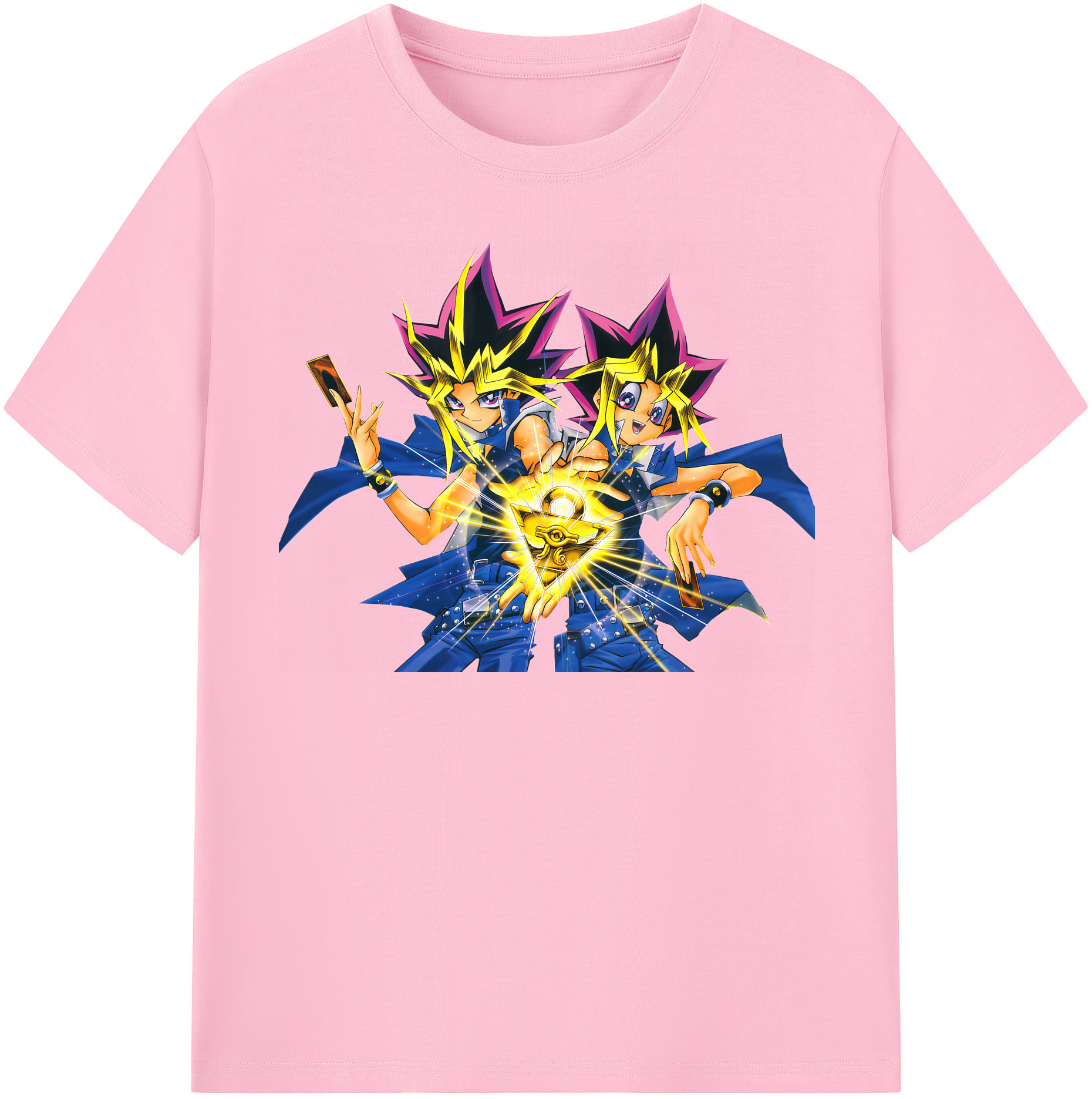 （画像用） 遊☆戯☆王 Yu-Gi-Oh! 綿100％半袖Tシャツ（フロントプリント）