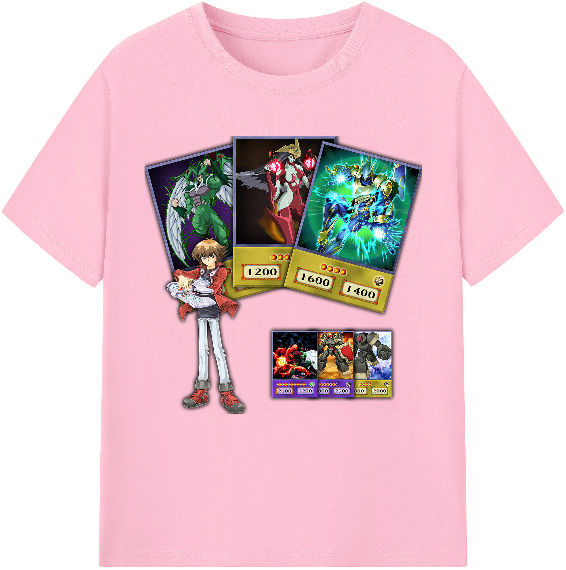 （画像用） 遊☆戯☆王 Yu-Gi-Oh! 綿100％半袖Tシャツ（フロントプリント）