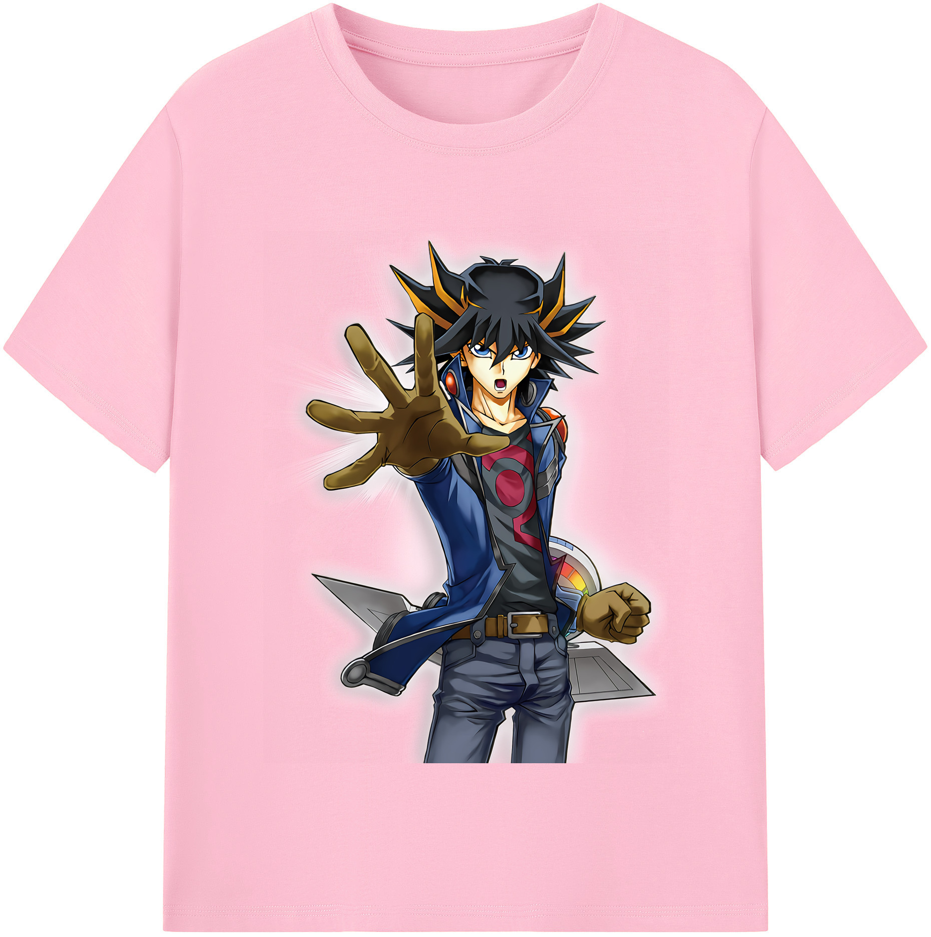 （画像用） 遊☆戯☆王 Yu-Gi-Oh! 綿100％半袖Tシャツ（フロントプリント）