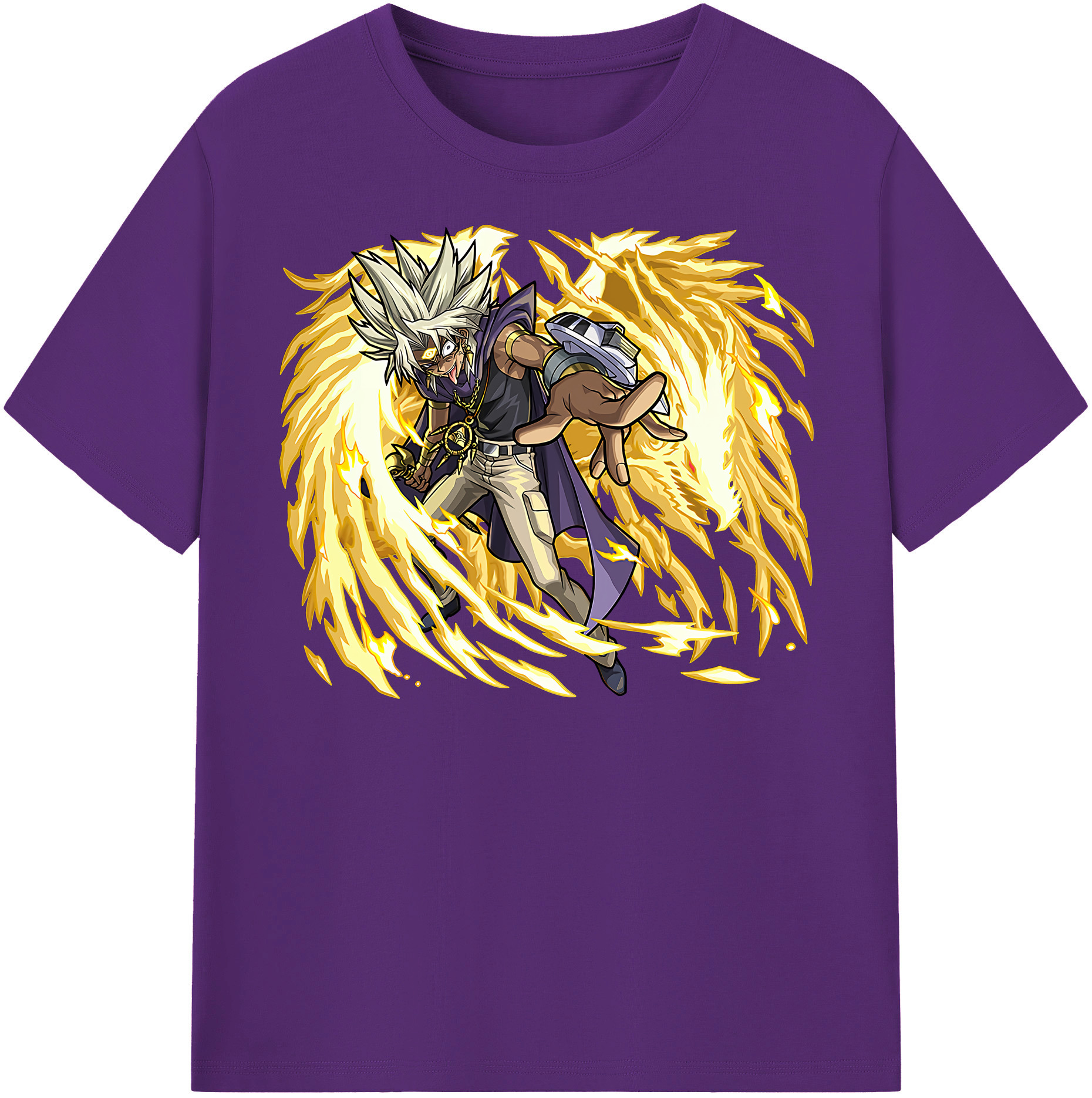 （画像用） 遊☆戯☆王 Yu-Gi-Oh! 綿100％半袖Tシャツ（フロントプリント）