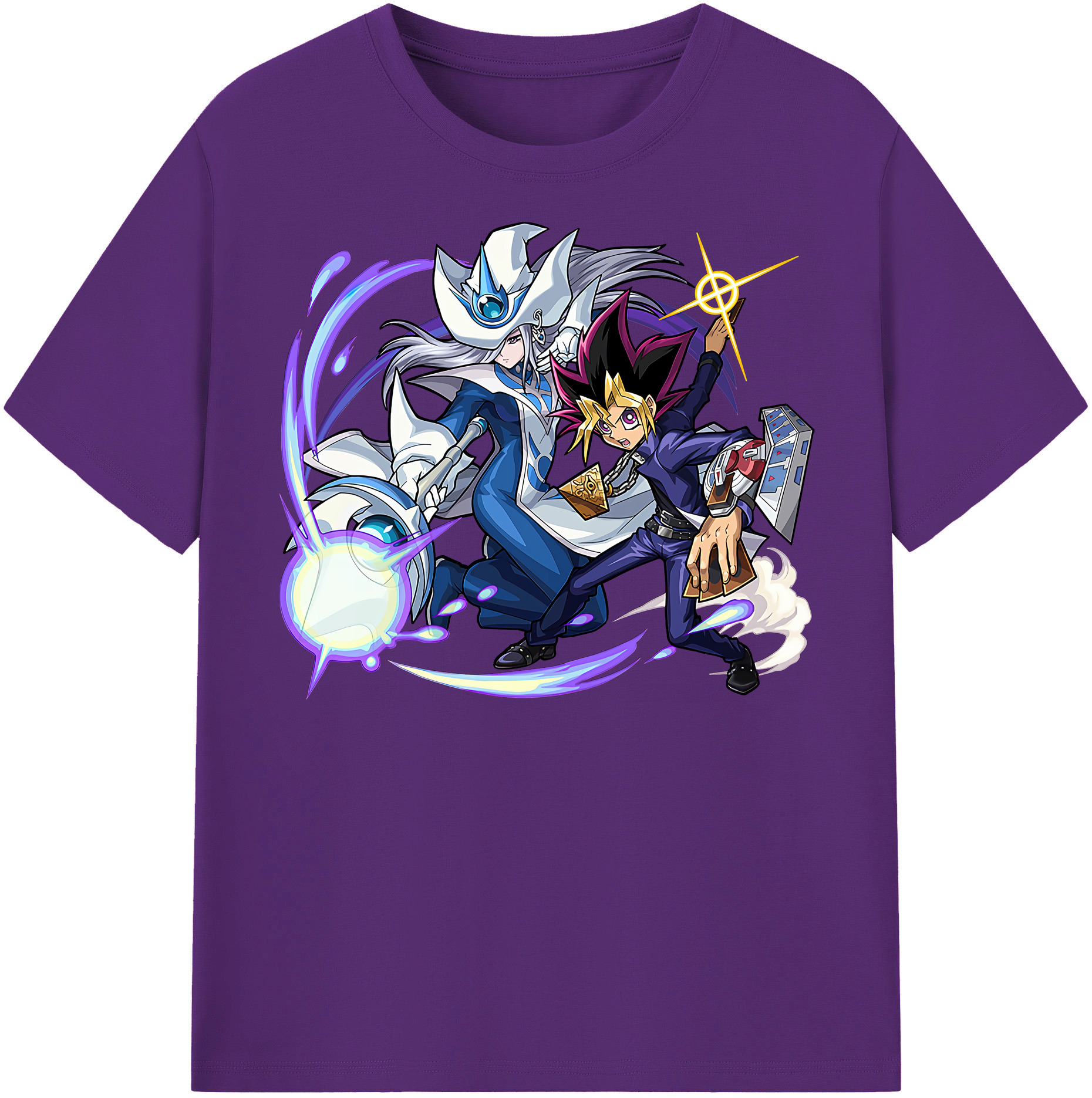 （画像用） 遊☆戯☆王 Yu-Gi-Oh! 綿100％半袖Tシャツ（フロントプリント）