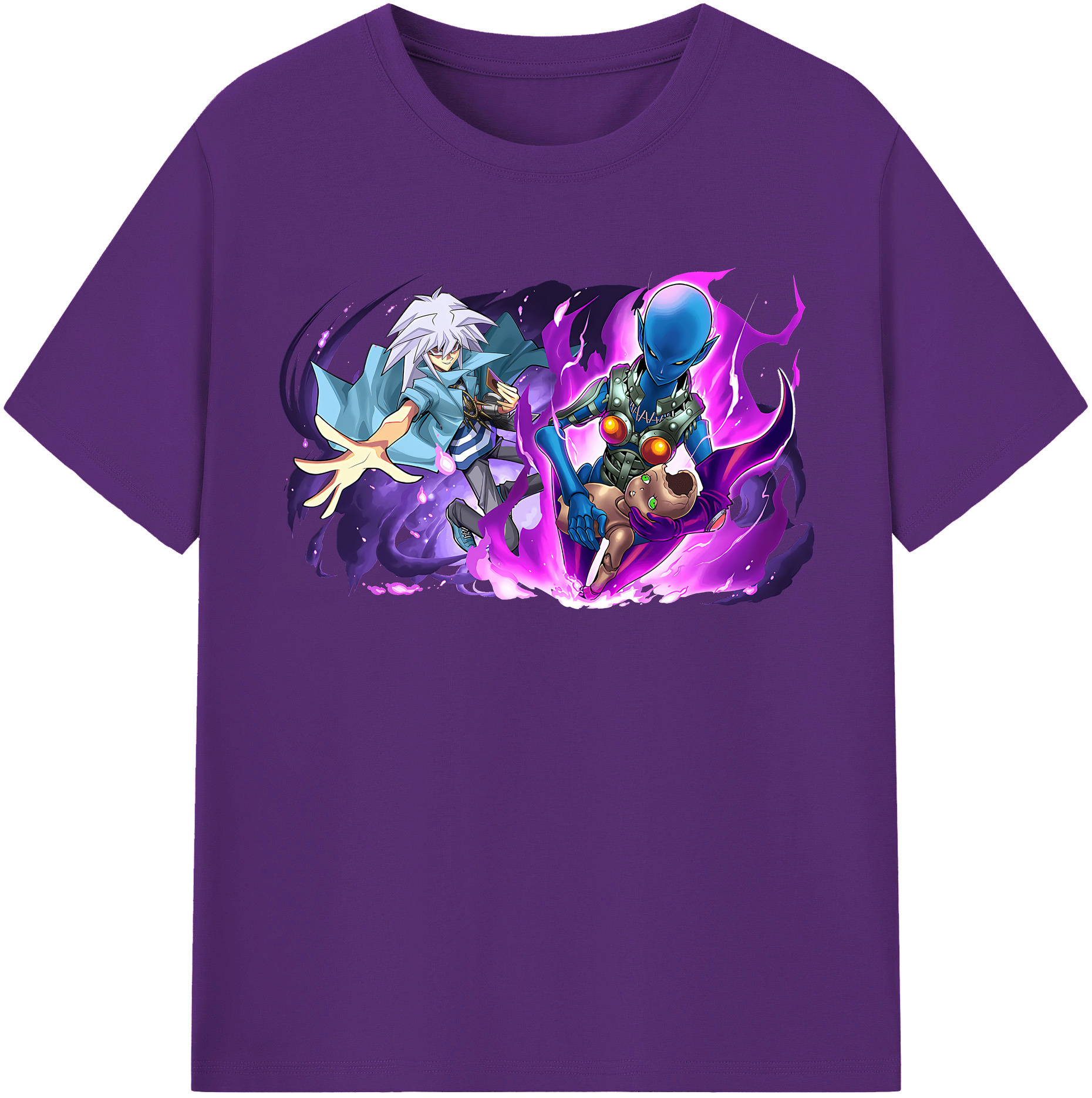 （画像用） 遊☆戯☆王 Yu-Gi-Oh! 綿100％半袖Tシャツ（フロントプリント）