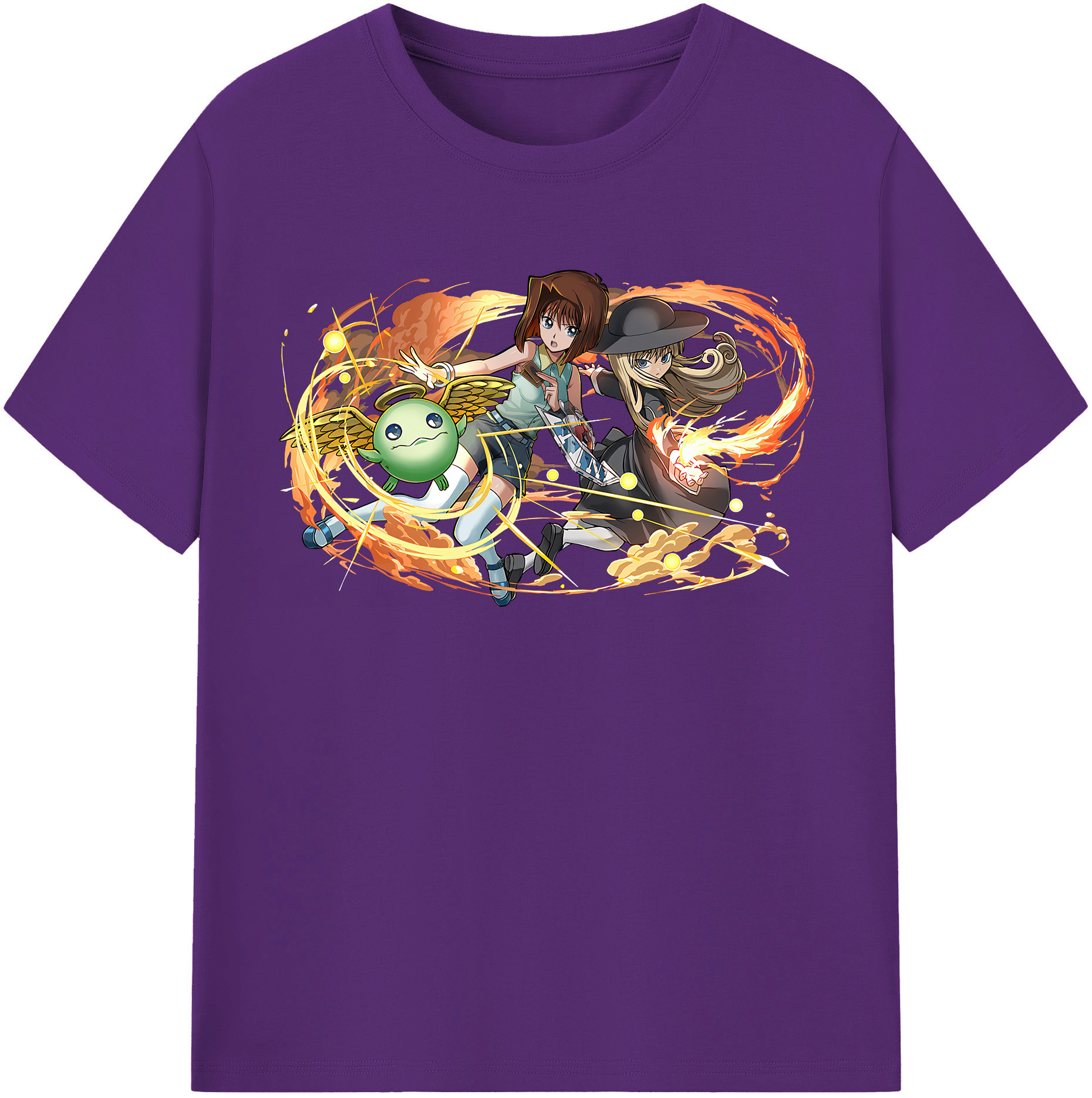 （画像用） 遊☆戯☆王 Yu-Gi-Oh! 綿100％半袖Tシャツ（フロントプリント）