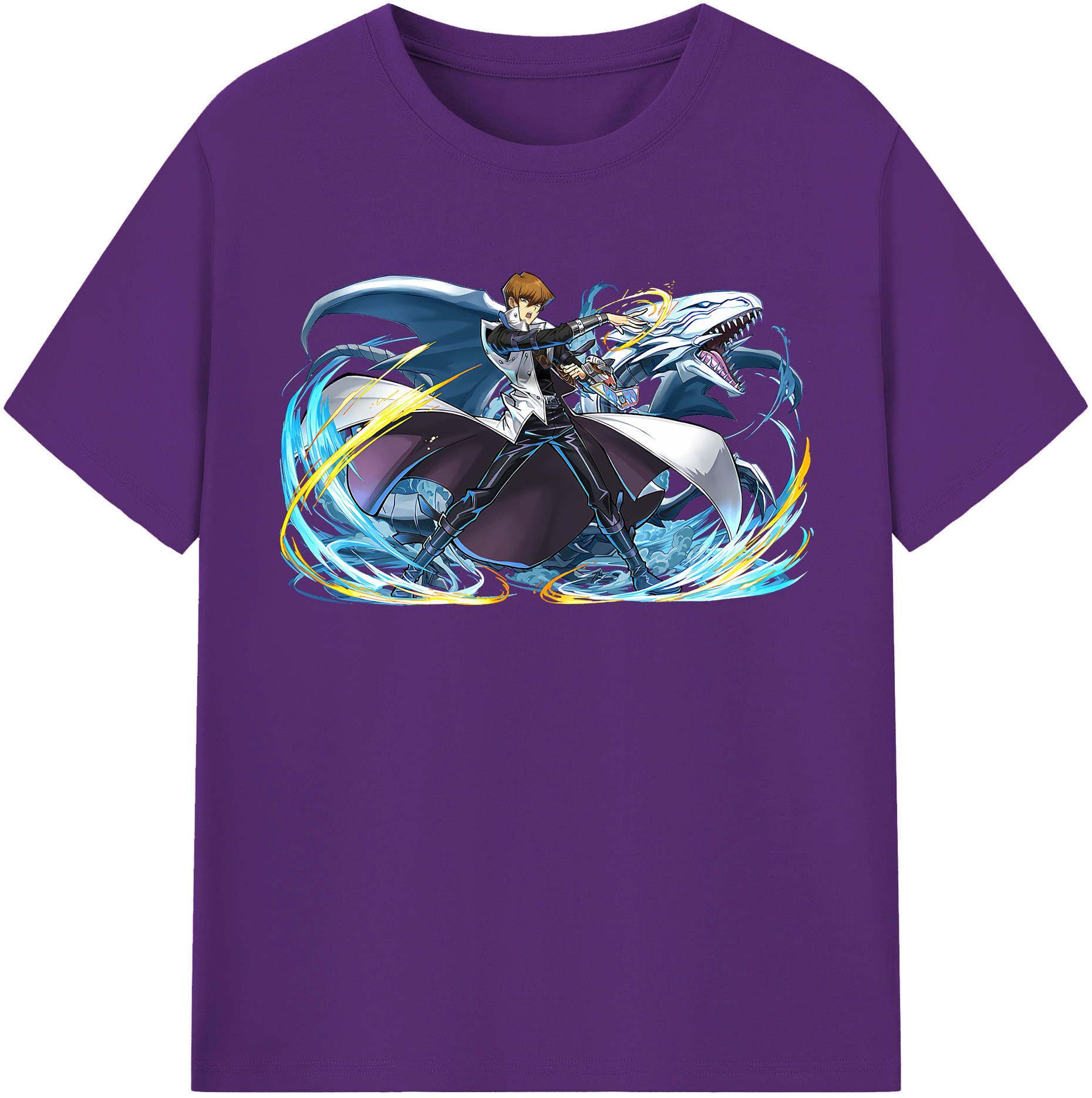 （画像用） 遊☆戯☆王 Yu-Gi-Oh! 綿100％半袖Tシャツ（フロントプリント）