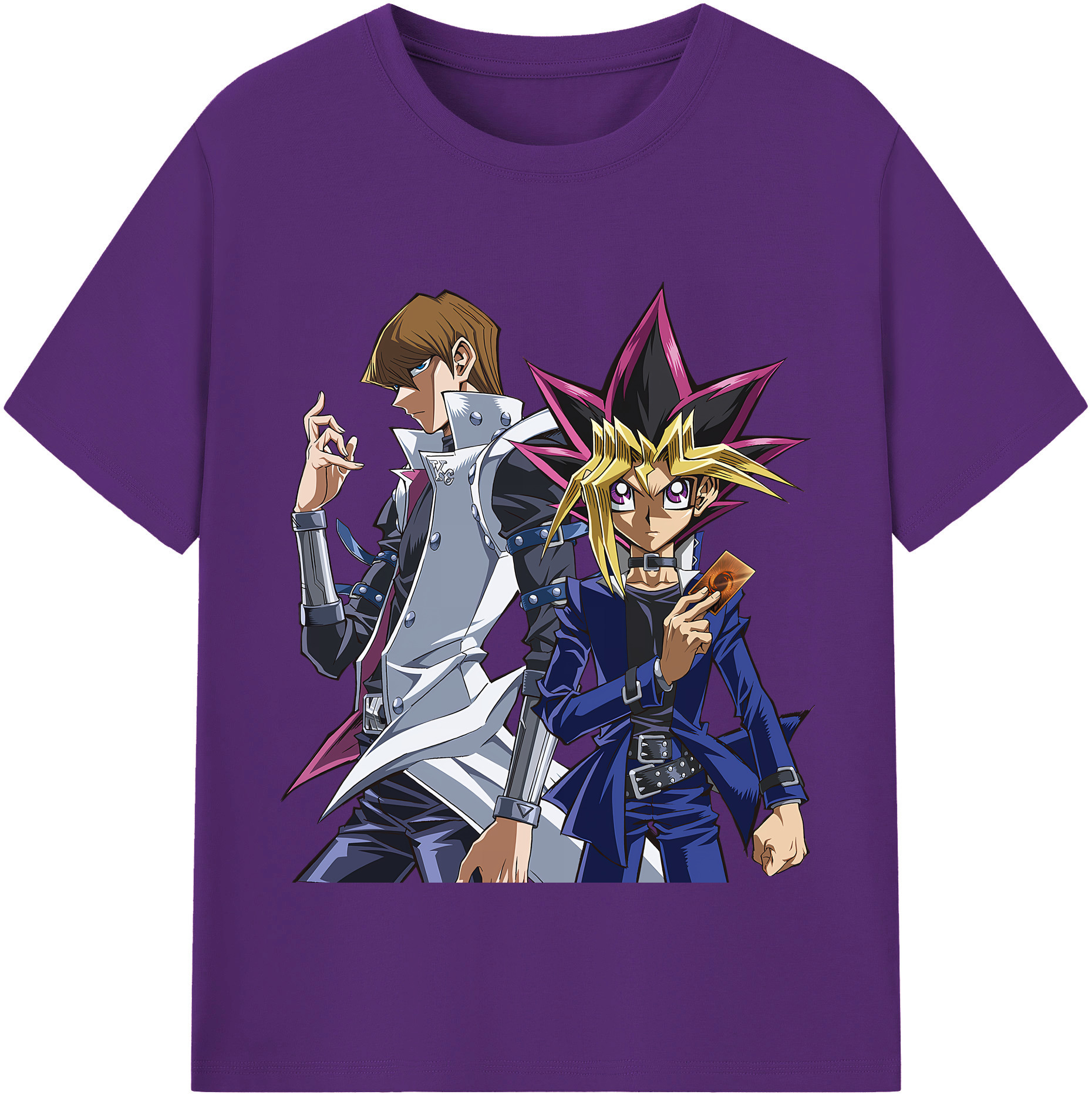 （画像用） 遊☆戯☆王 Yu-Gi-Oh! 綿100％半袖Tシャツ（フロントプリント）
