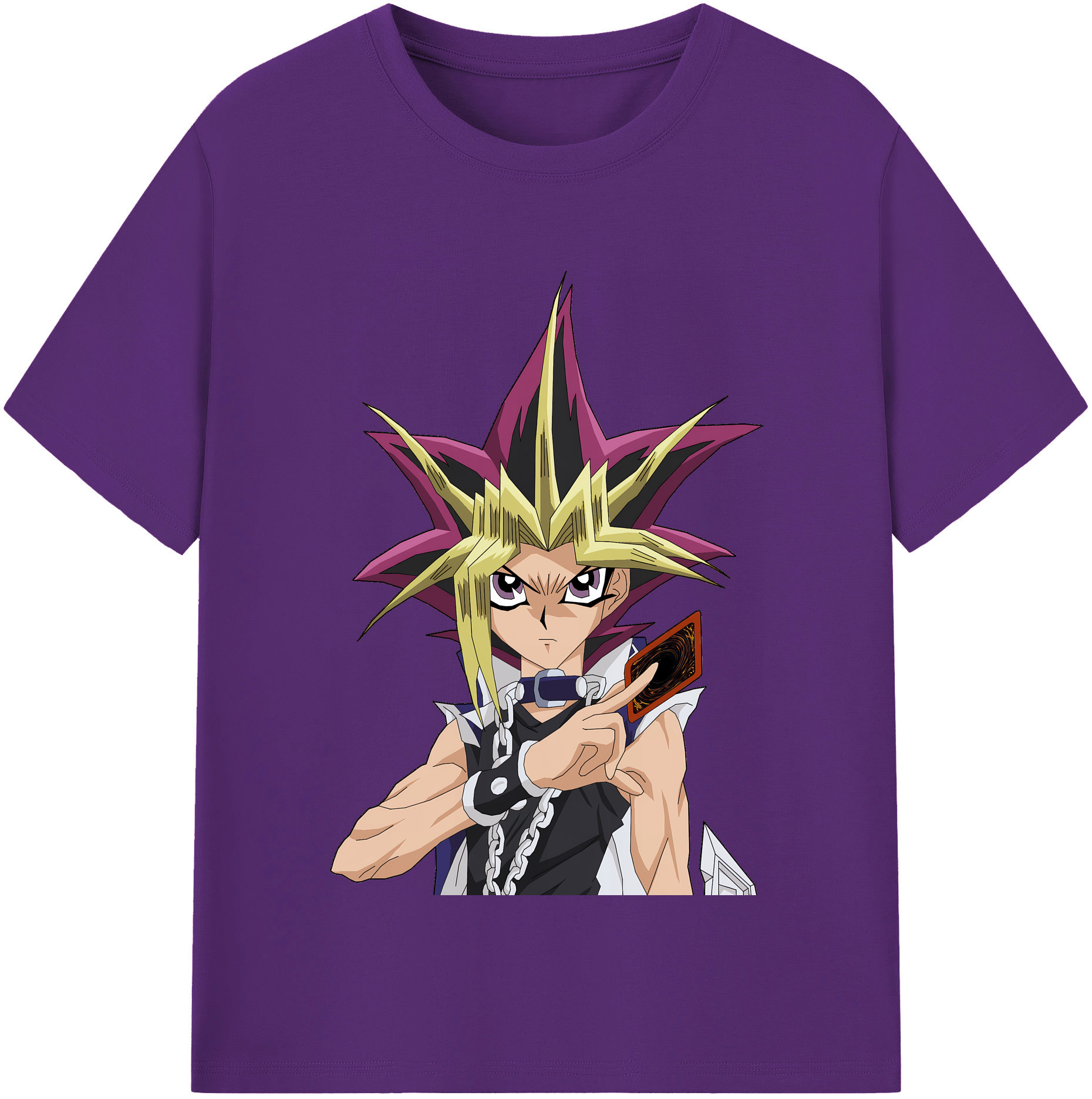 （画像用） 遊☆戯☆王 Yu-Gi-Oh! 綿100％半袖Tシャツ（フロントプリント）