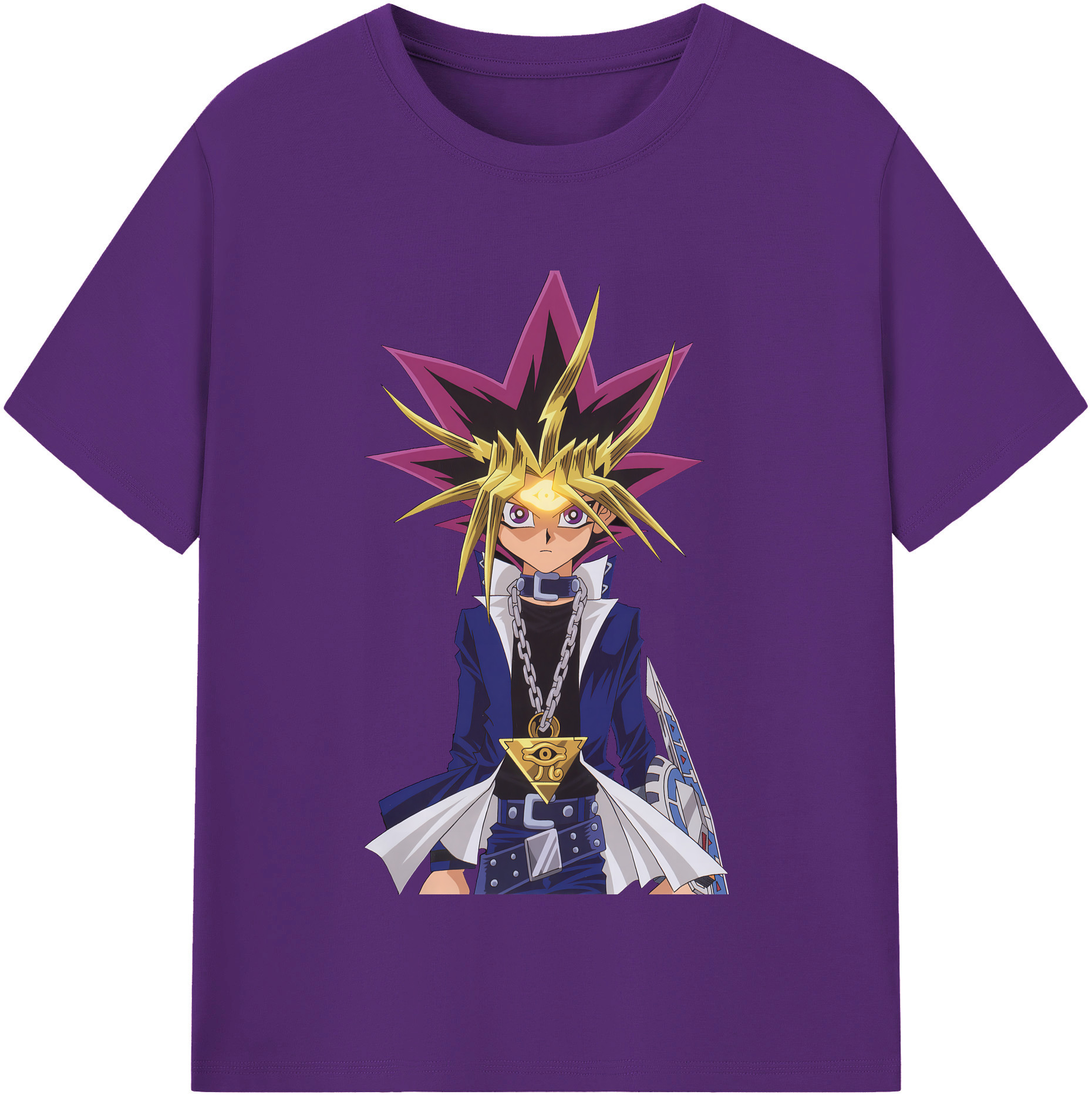 （画像用） 遊☆戯☆王 Yu-Gi-Oh! 綿100％半袖Tシャツ（フロントプリント）