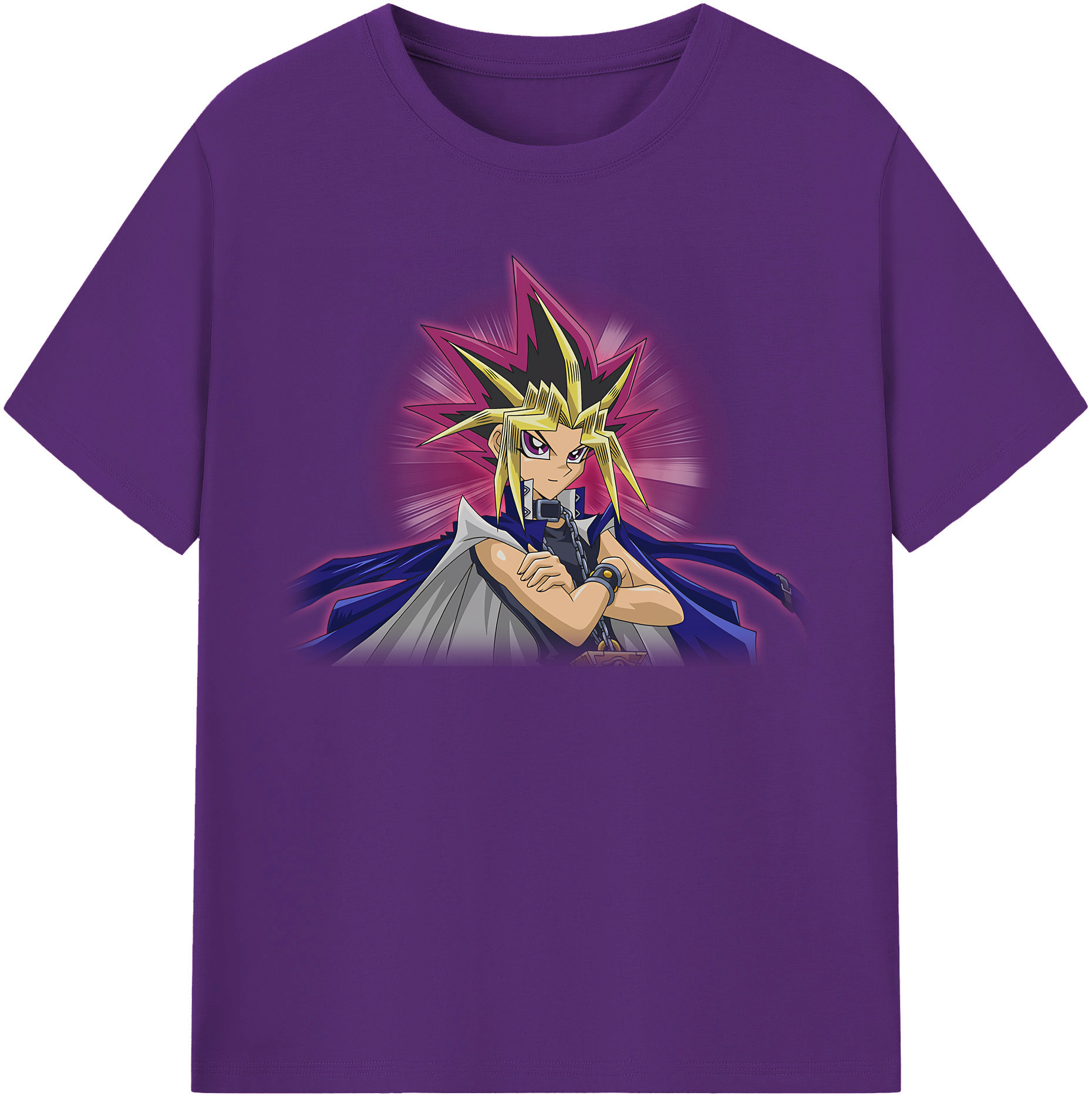 （画像用） 遊☆戯☆王 Yu-Gi-Oh! 綿100％半袖Tシャツ（フロントプリント）