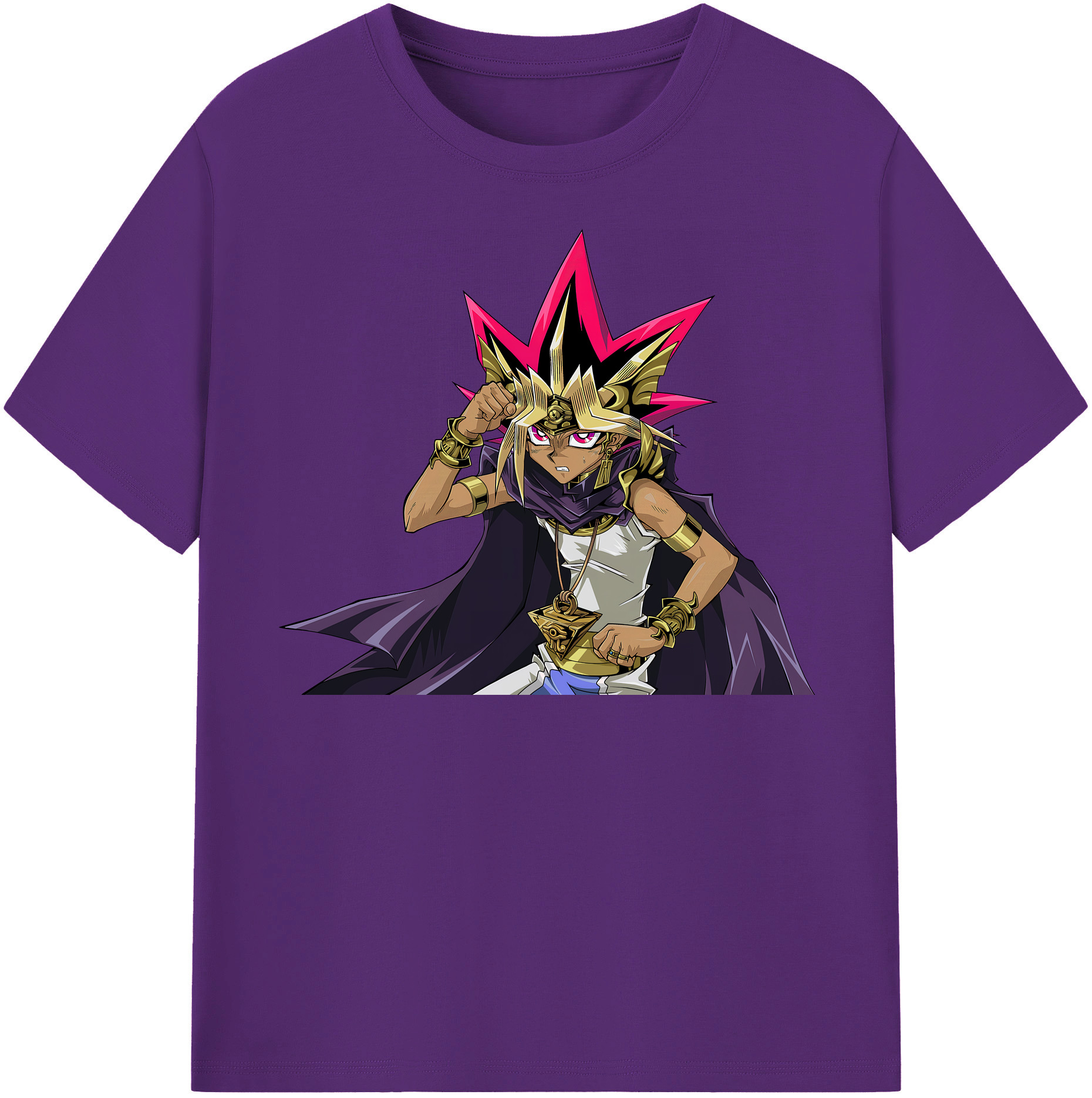 （画像用） 遊☆戯☆王 Yu-Gi-Oh! 綿100％半袖Tシャツ（フロントプリント）