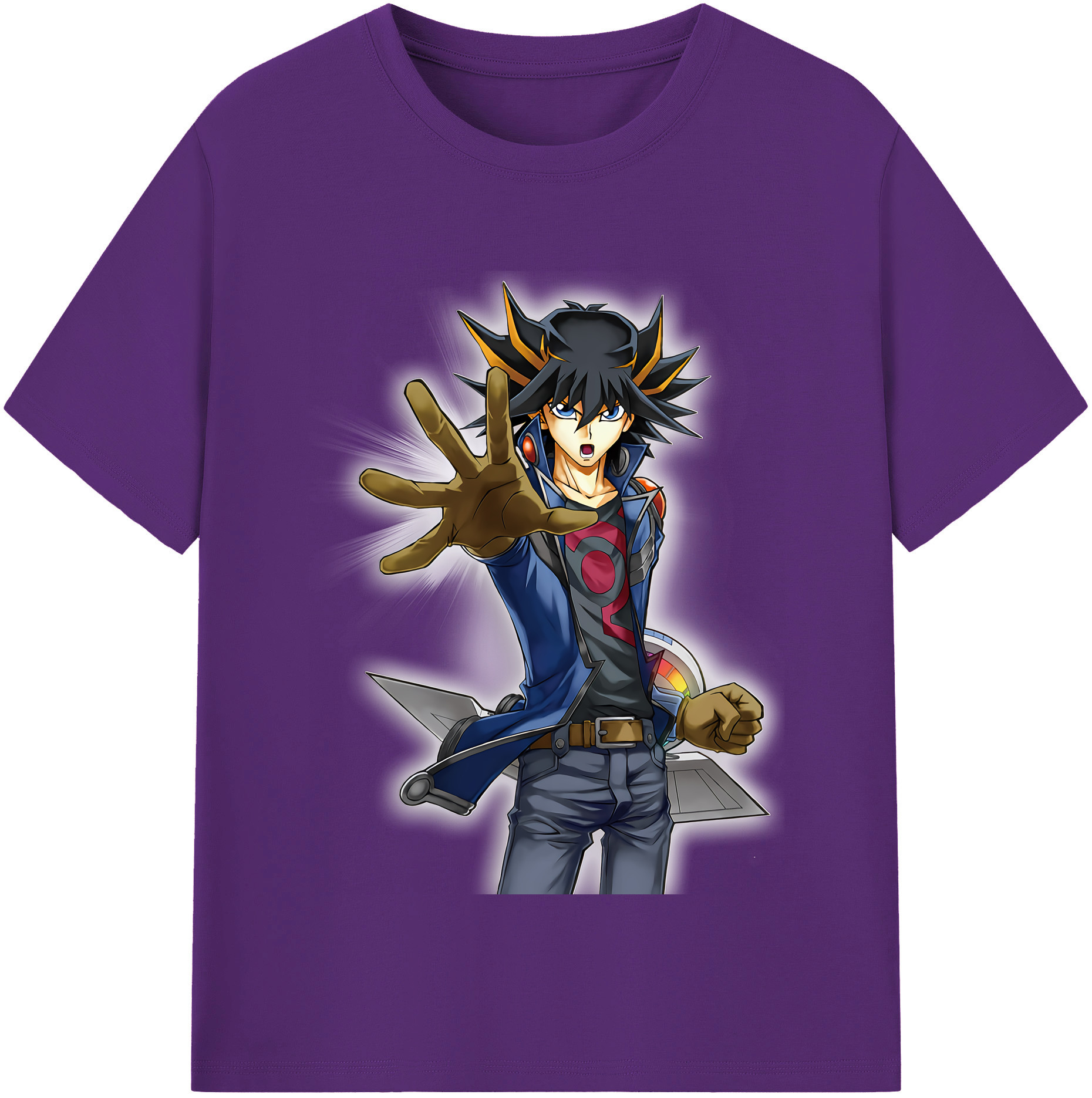 （画像用） 遊☆戯☆王 Yu-Gi-Oh! 綿100％半袖Tシャツ（フロントプリント）