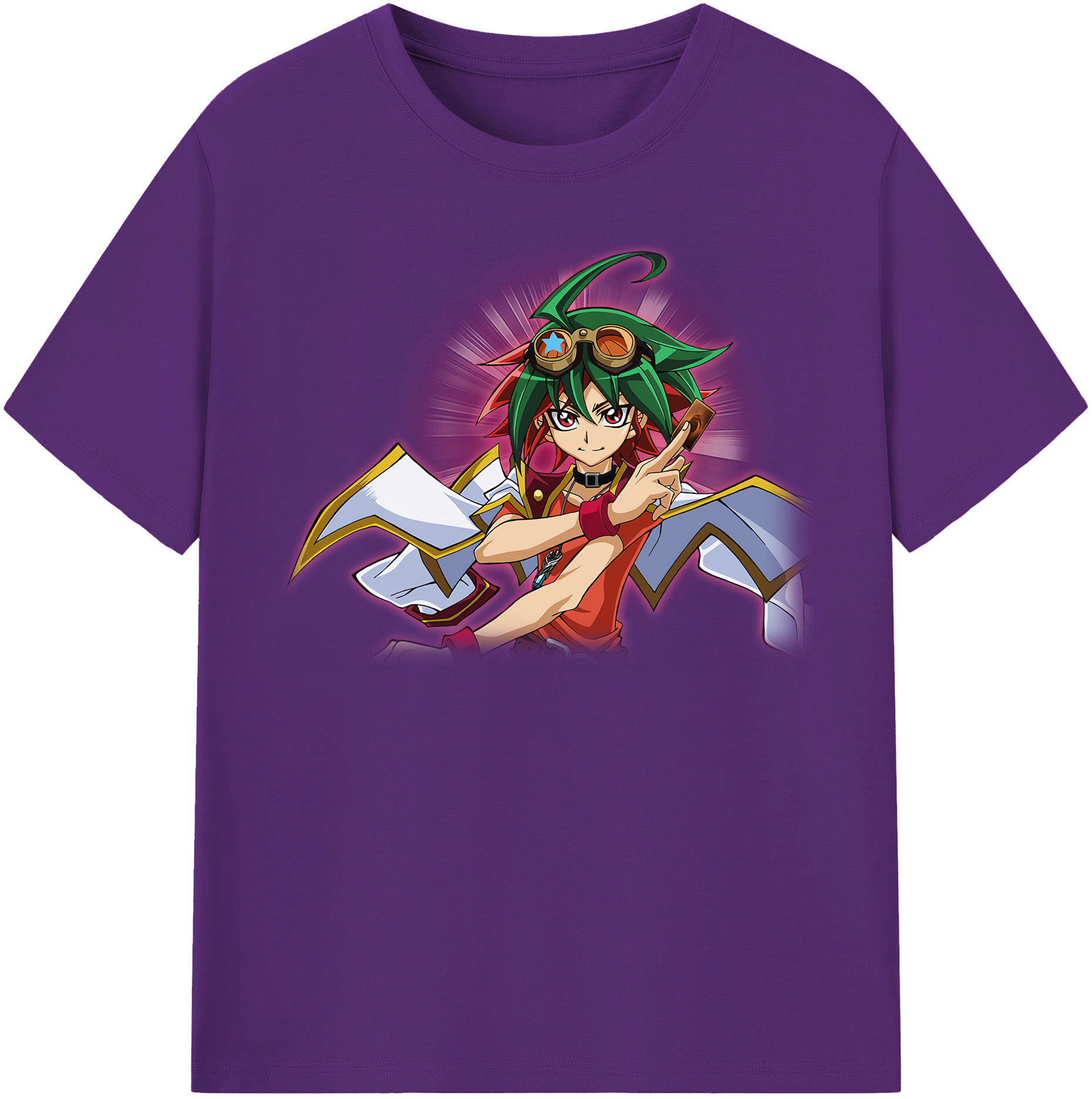 （画像用） 遊☆戯☆王 Yu-Gi-Oh! 綿100％半袖Tシャツ（フロントプリント）