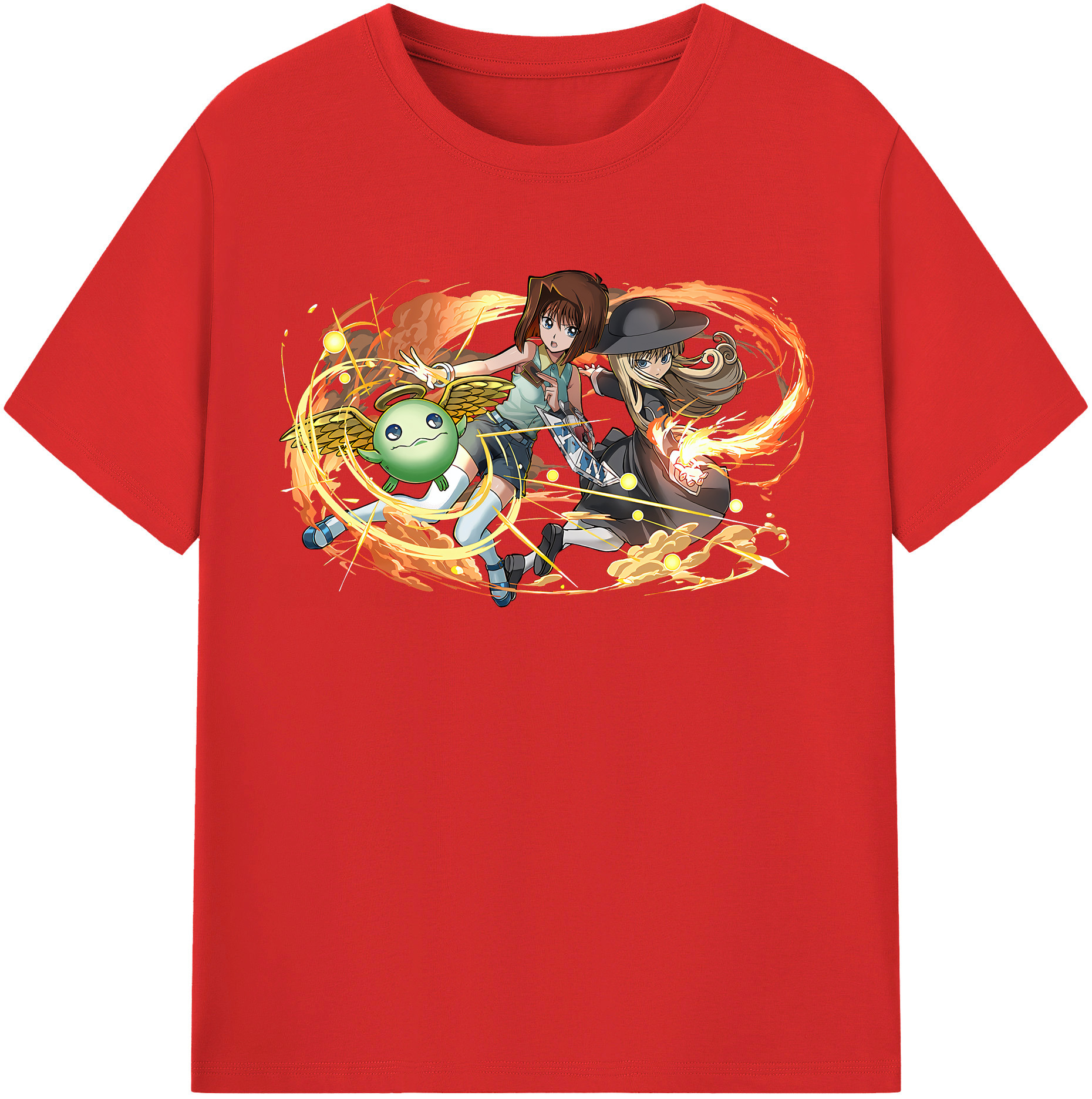 （画像用） 遊☆戯☆王 Yu-Gi-Oh! 綿100％半袖Tシャツ（フロントプリント）