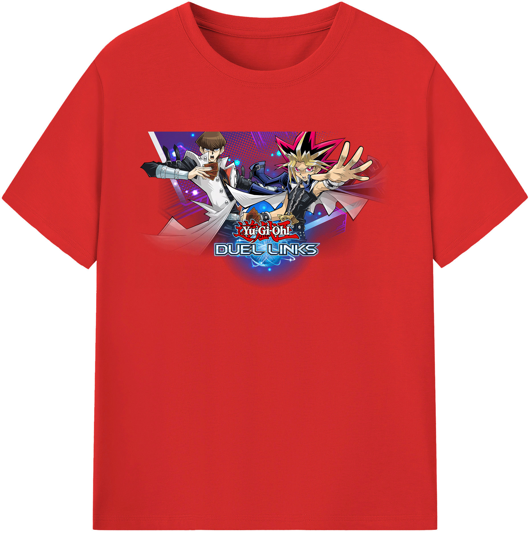 （画像用） 遊☆戯☆王 Yu-Gi-Oh! 綿100％半袖Tシャツ（フロントプリント）