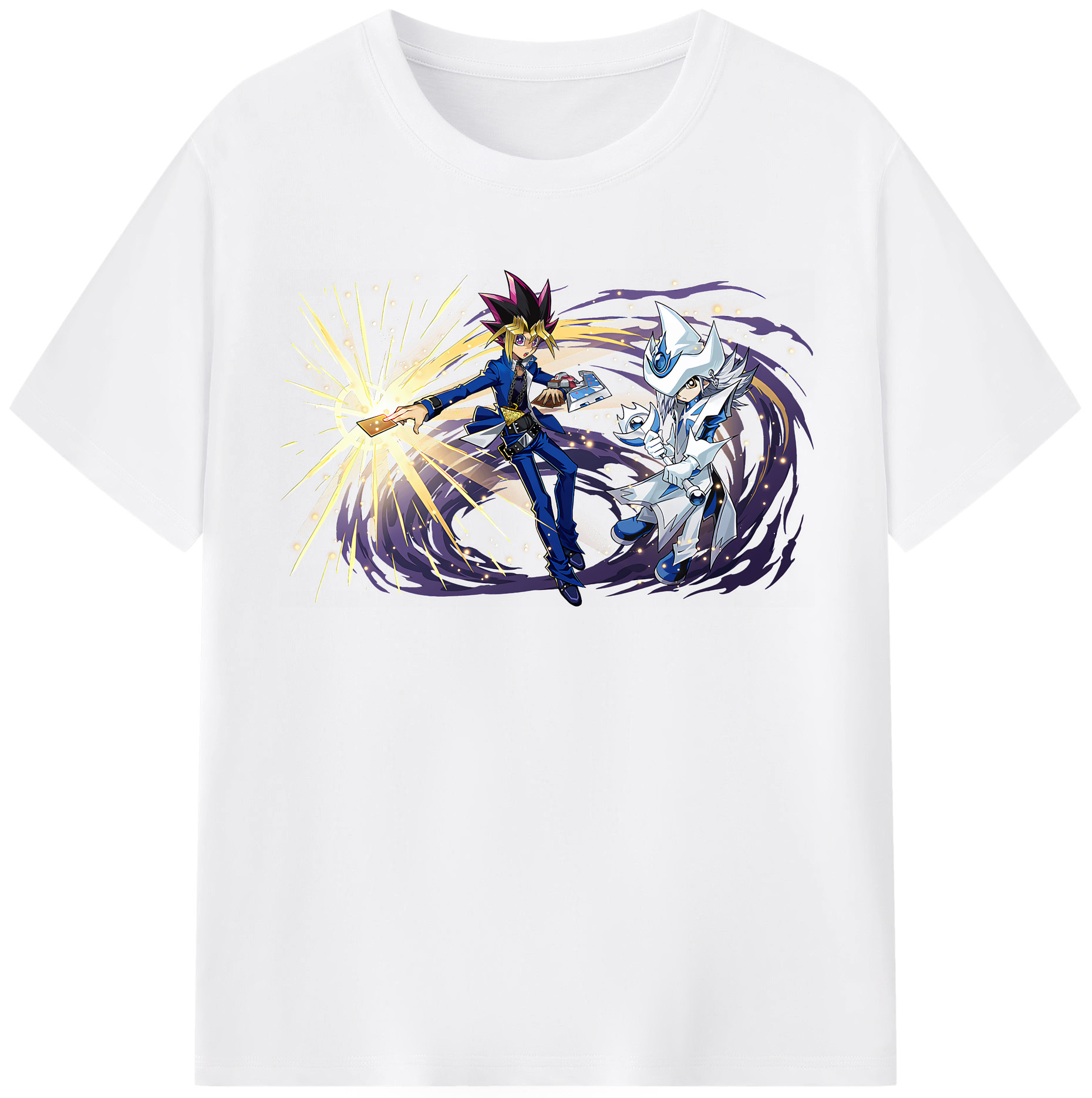 （画像用） 遊☆戯☆王 Yu-Gi-Oh! 綿100％半袖Tシャツ（フロントプリント）