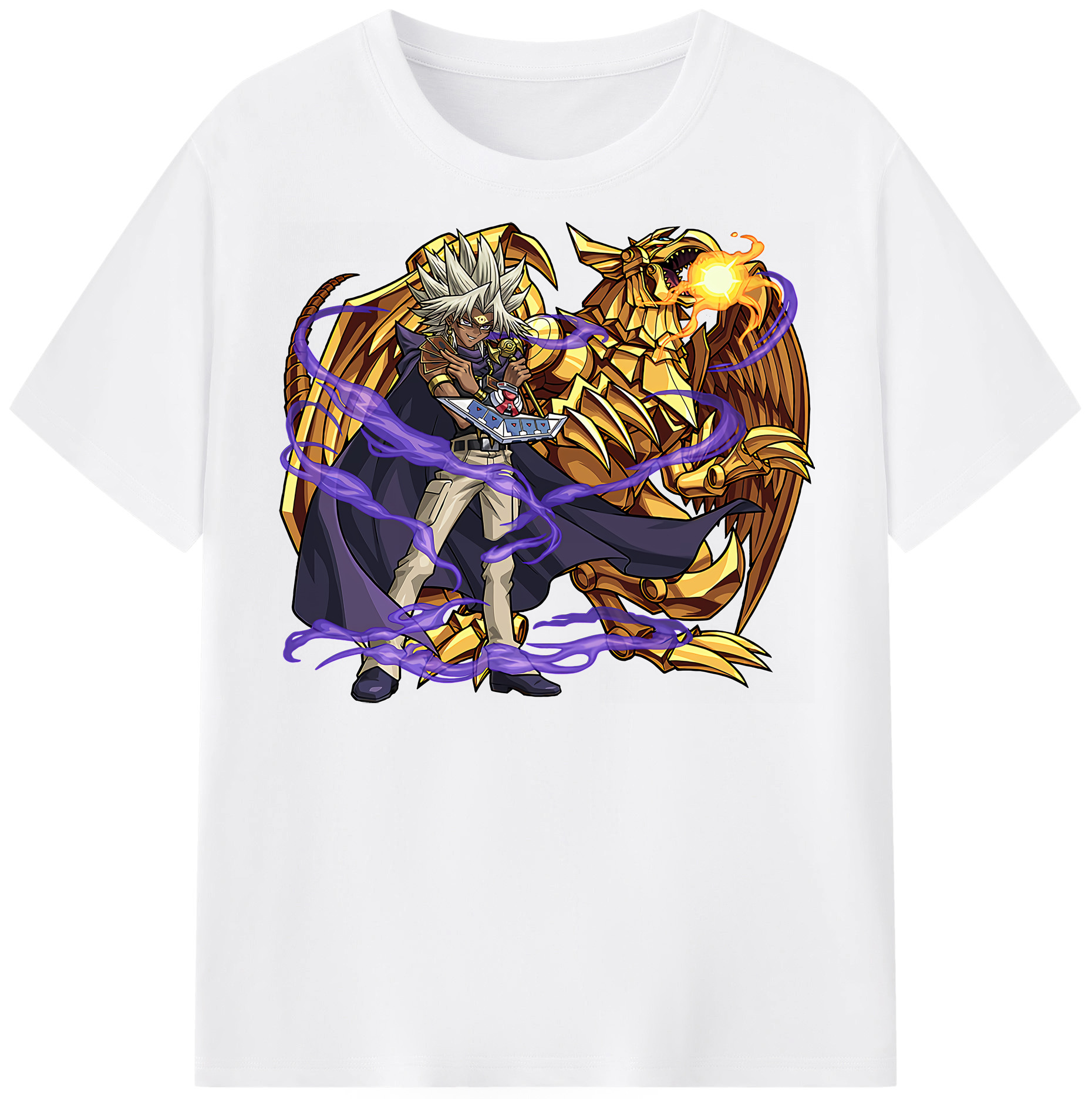 （画像用） 遊☆戯☆王 Yu-Gi-Oh! 綿100％半袖Tシャツ（フロントプリント）