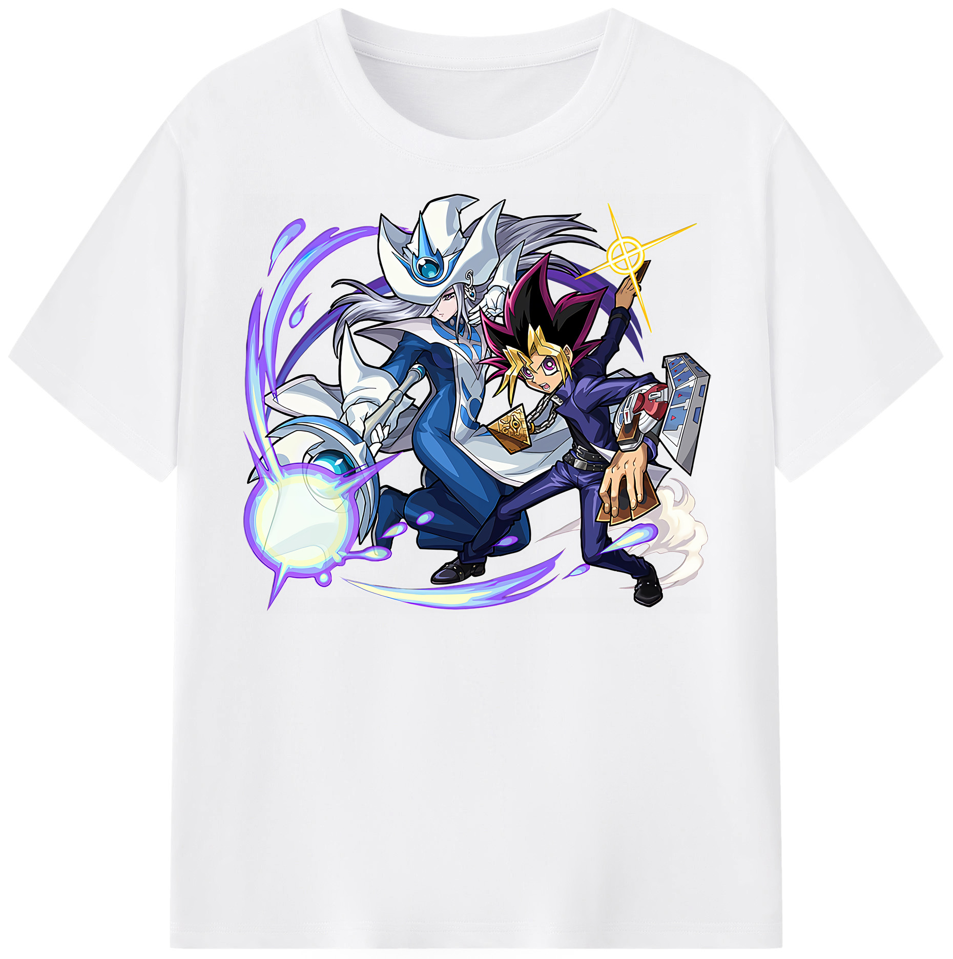 （画像用） 遊☆戯☆王 Yu-Gi-Oh! 綿100％半袖Tシャツ（フロントプリント）