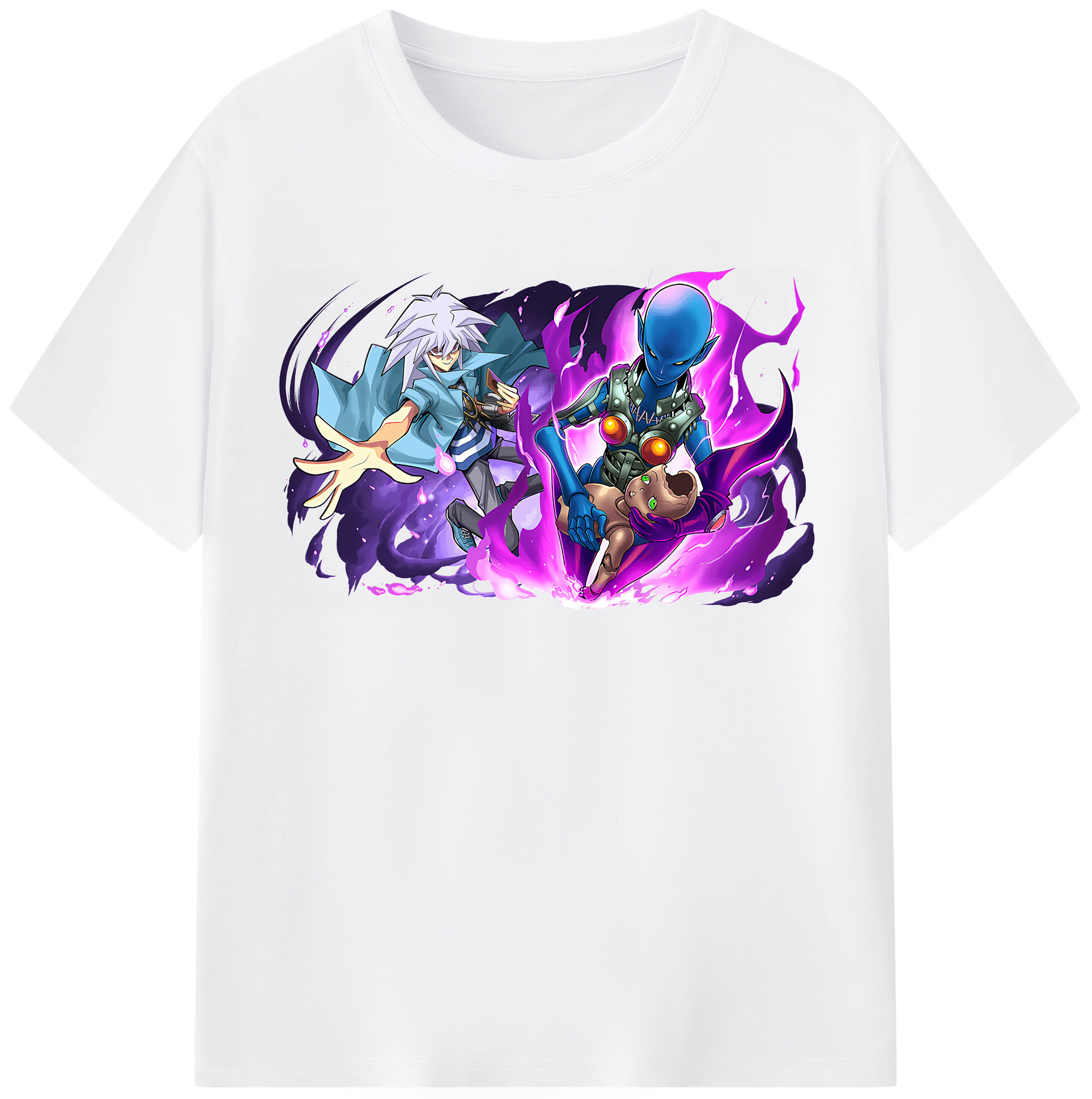 （画像用） 遊☆戯☆王 Yu-Gi-Oh! 綿100％半袖Tシャツ（フロントプリント）