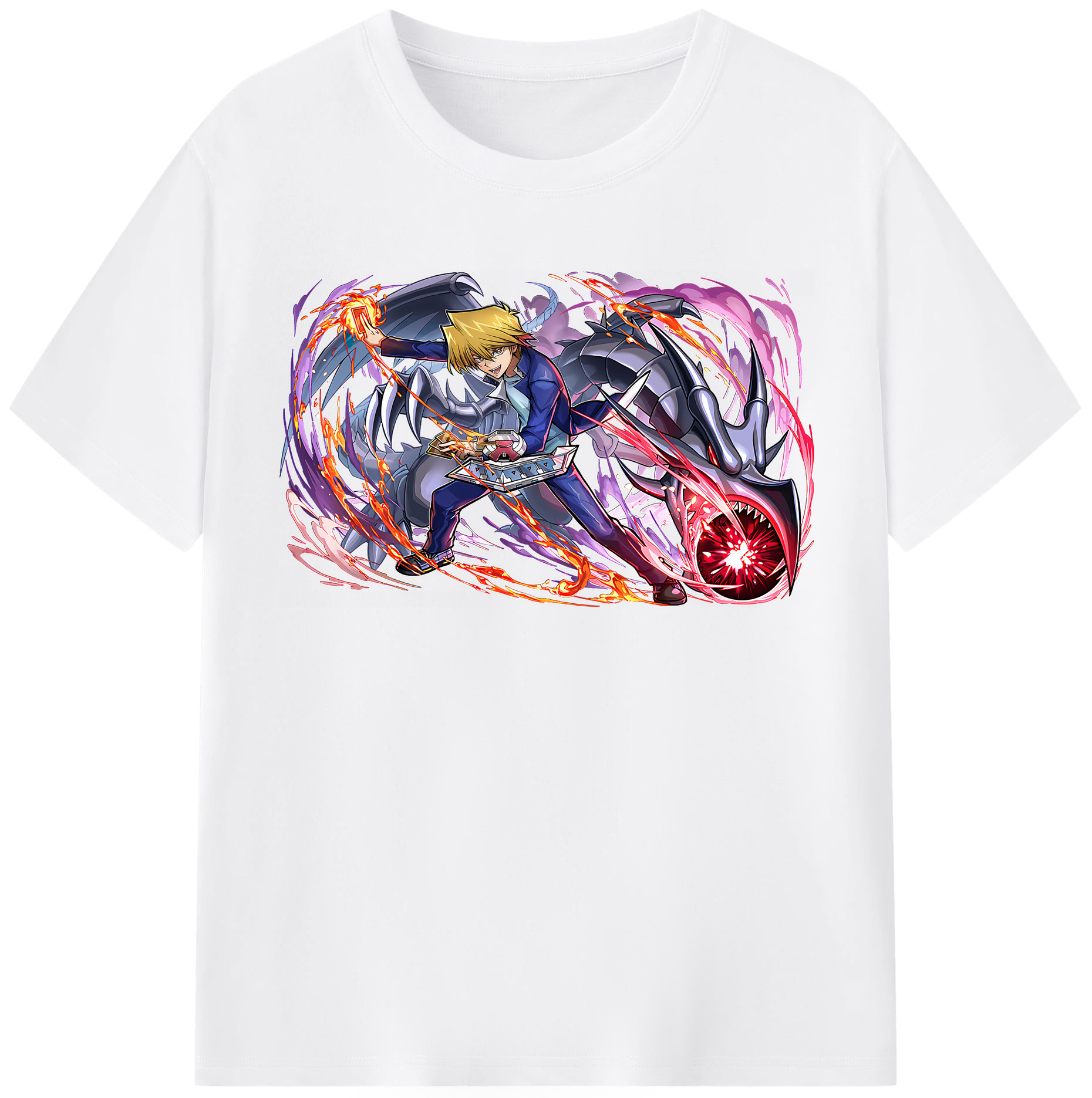 （画像用） 遊☆戯☆王 Yu-Gi-Oh! 綿100％半袖Tシャツ（フロントプリント）