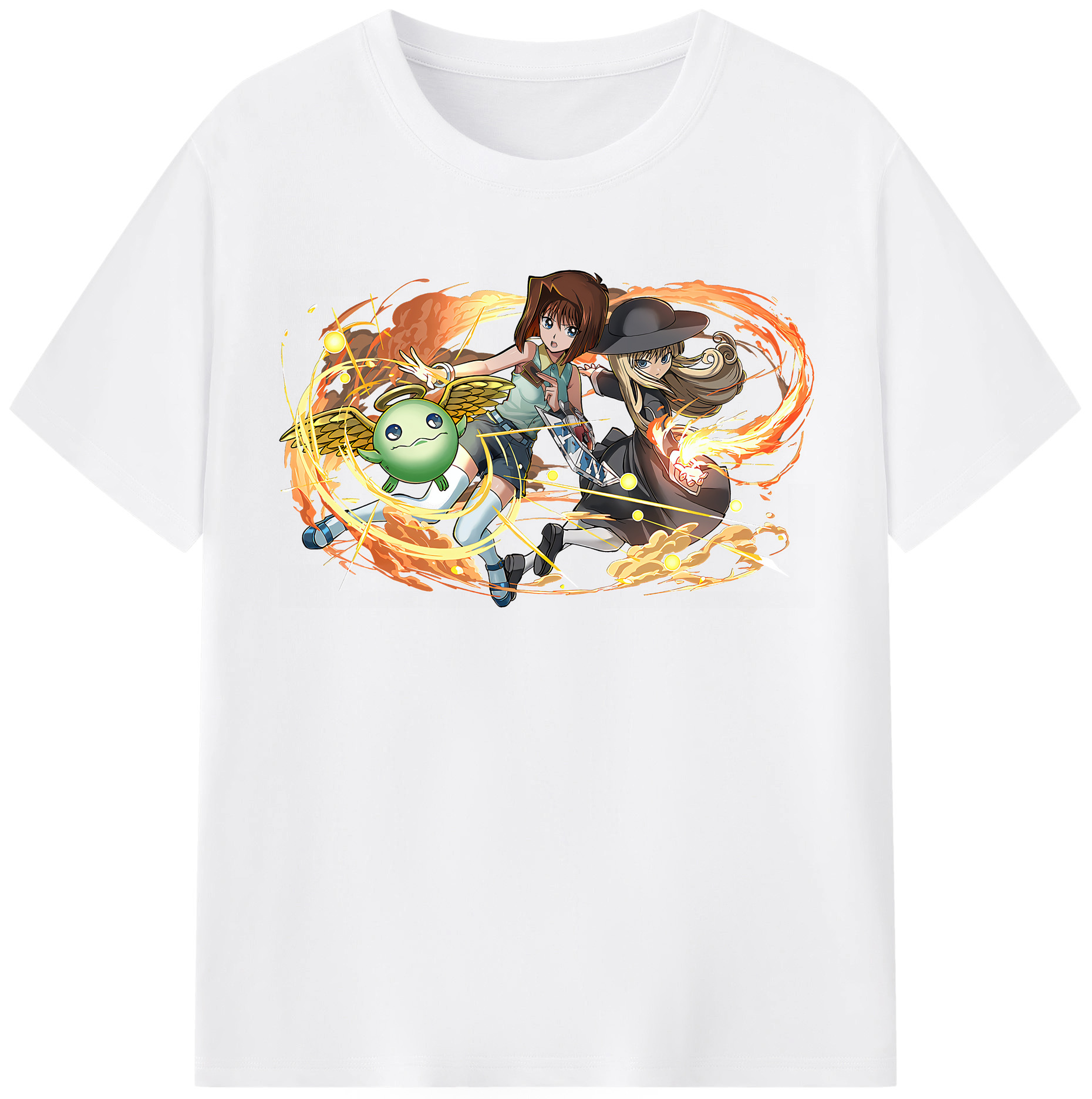 （画像用） 遊☆戯☆王 Yu-Gi-Oh! 綿100％半袖Tシャツ（フロントプリント）
