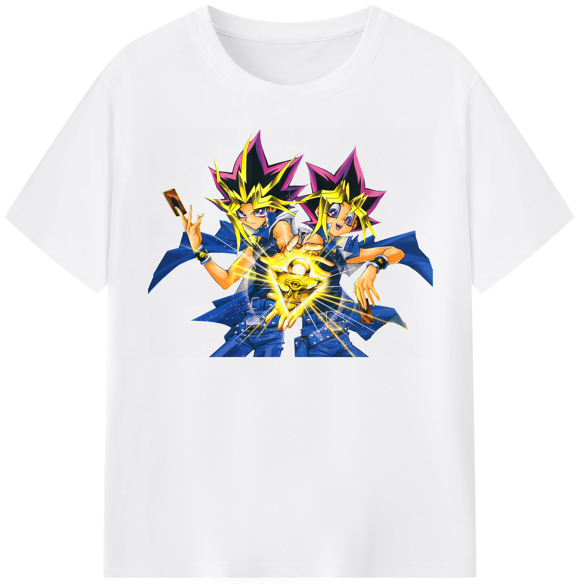 （画像用） 遊☆戯☆王 Yu-Gi-Oh! 綿100％半袖Tシャツ（フロントプリント）