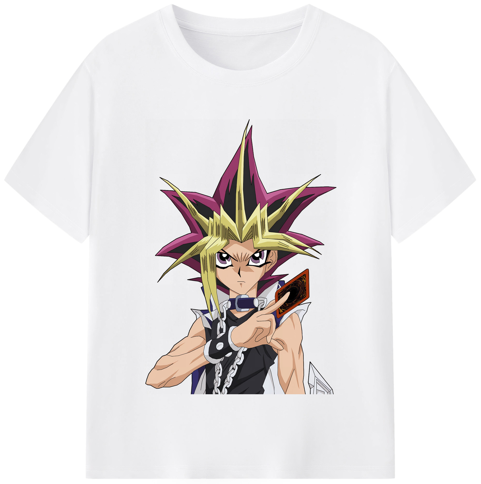 （画像用） 遊☆戯☆王 Yu-Gi-Oh! 綿100％半袖Tシャツ（フロントプリント）