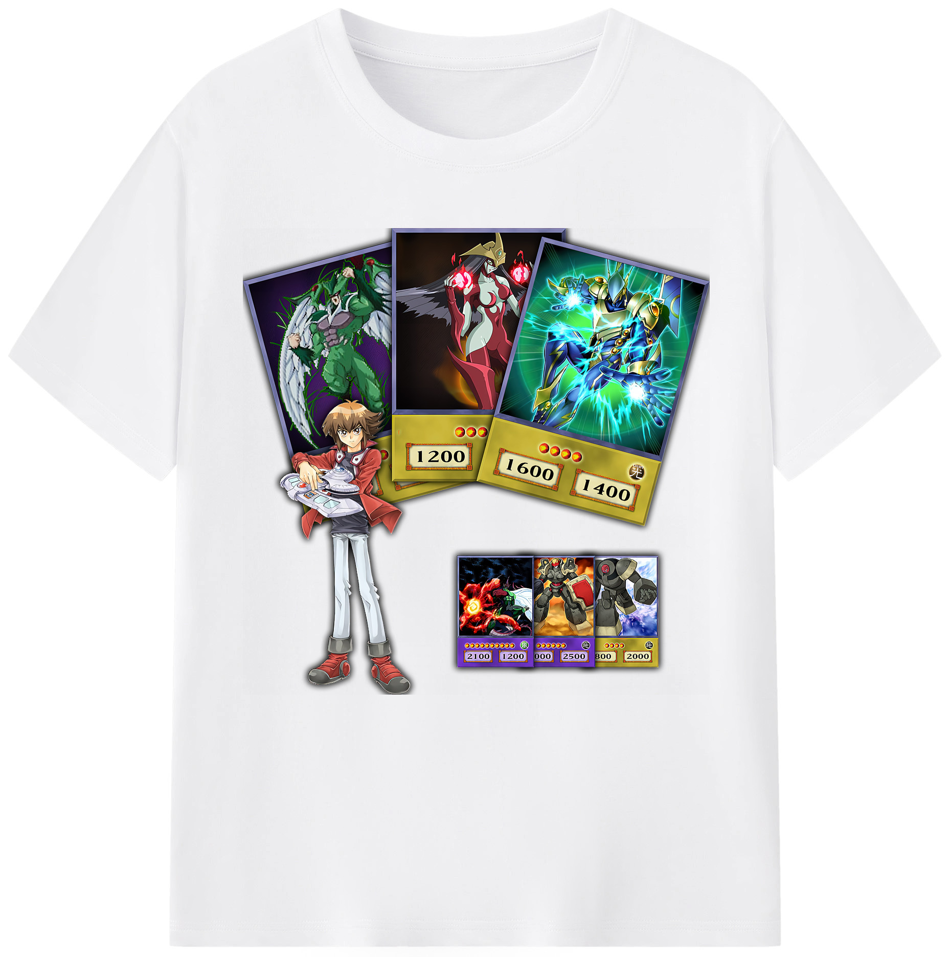 （画像用） 遊☆戯☆王 Yu-Gi-Oh! 綿100％半袖Tシャツ（フロントプリント）
