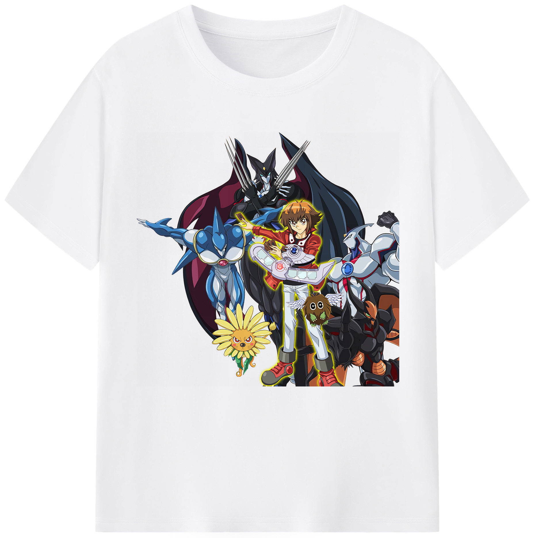（画像用） 遊☆戯☆王 Yu-Gi-Oh! 綿100％半袖Tシャツ（フロントプリント）