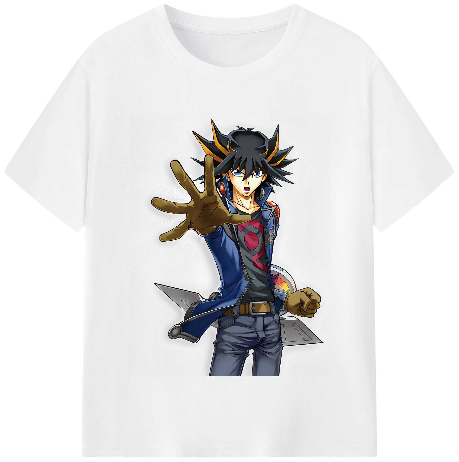 （画像用） 遊☆戯☆王 Yu-Gi-Oh! 綿100％半袖Tシャツ（フロントプリント）