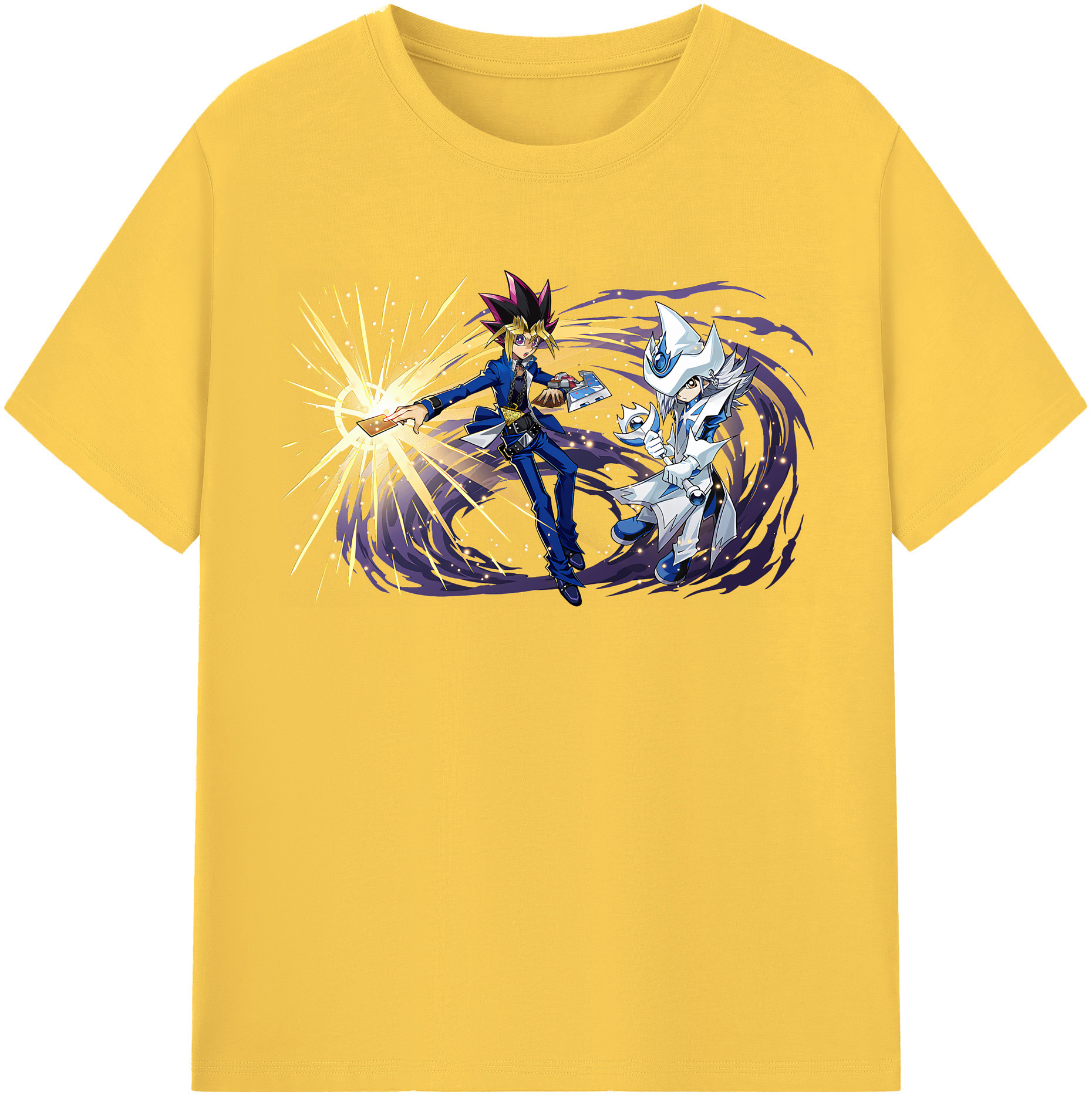 （画像用） 遊☆戯☆王 Yu-Gi-Oh! 綿100％半袖Tシャツ（フロントプリント）
