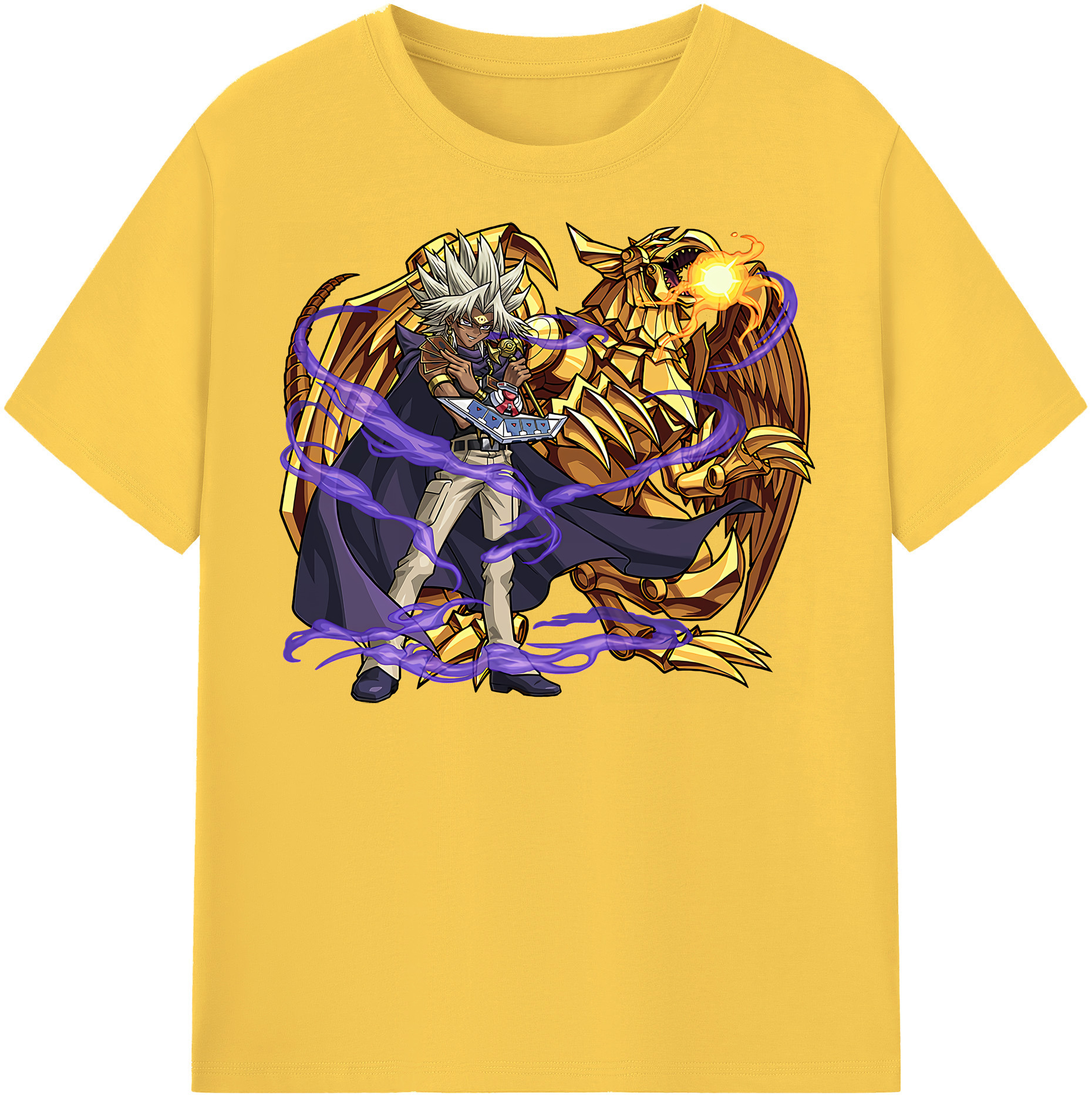 （画像用） 遊☆戯☆王 Yu-Gi-Oh! 綿100％半袖Tシャツ（フロントプリント）