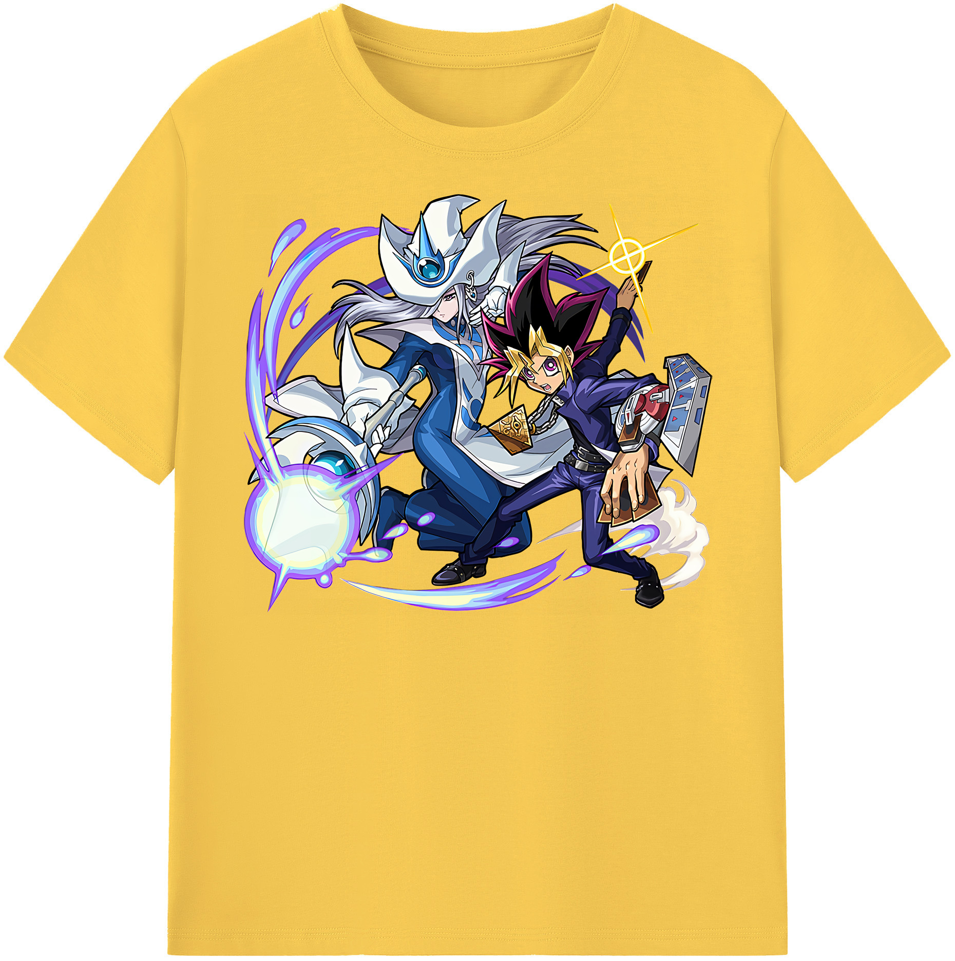 （画像用） 遊☆戯☆王 Yu-Gi-Oh! 綿100％半袖Tシャツ（フロントプリント）