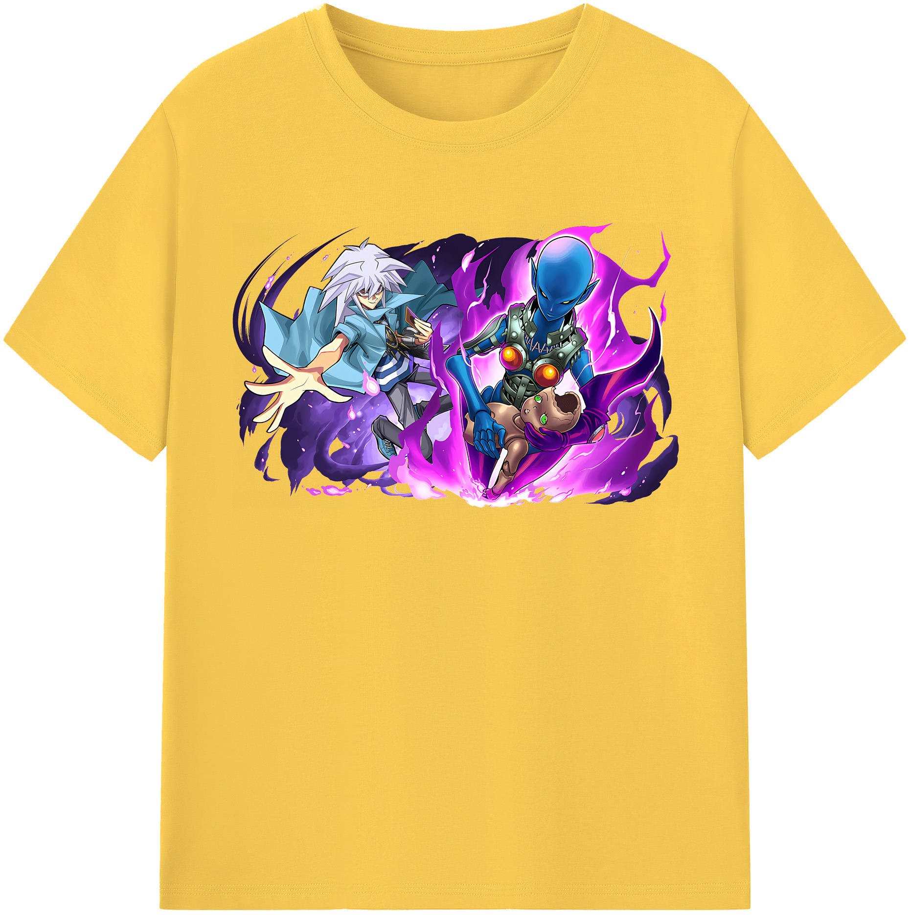 （画像用） 遊☆戯☆王 Yu-Gi-Oh! 綿100％半袖Tシャツ（フロントプリント）