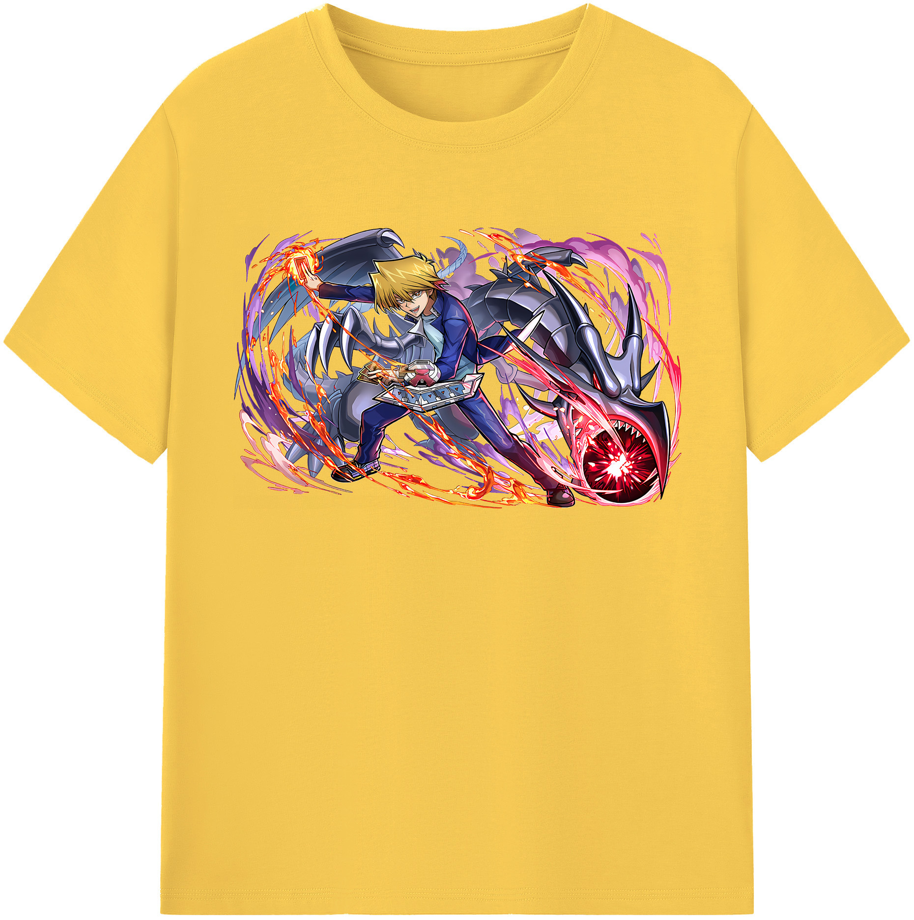 （画像用） 遊☆戯☆王 Yu-Gi-Oh! 綿100％半袖Tシャツ（フロントプリント）