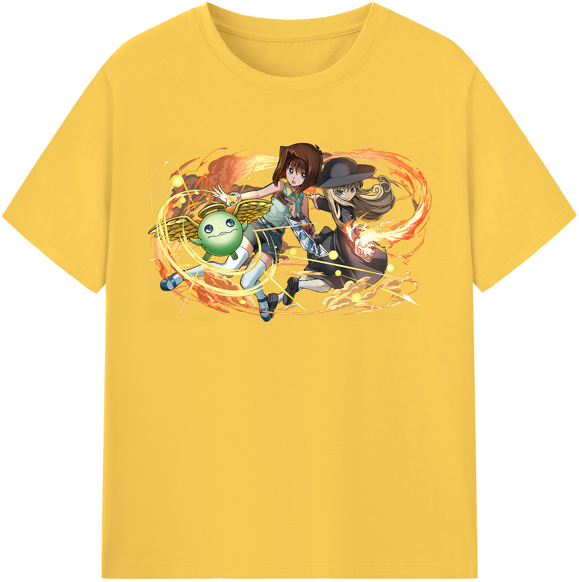 （画像用） 遊☆戯☆王 Yu-Gi-Oh! 綿100％半袖Tシャツ（フロントプリント）
