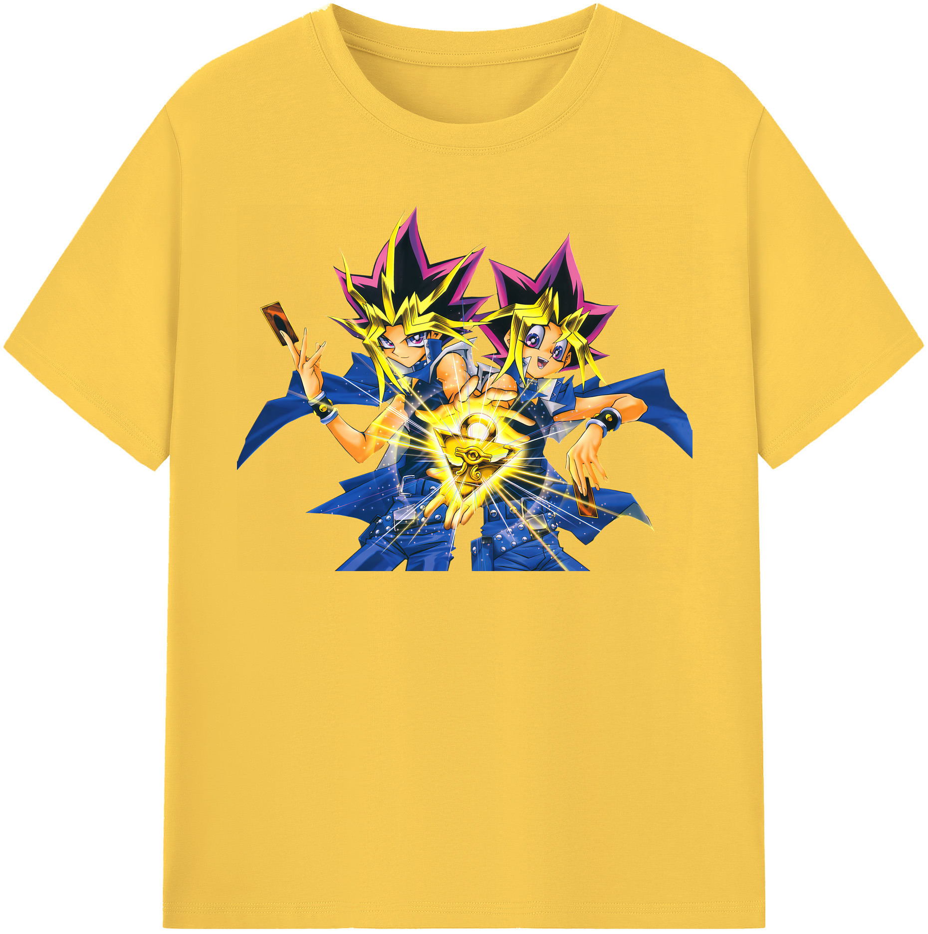 （画像用） 遊☆戯☆王 Yu-Gi-Oh! 綿100％半袖Tシャツ（フロントプリント）