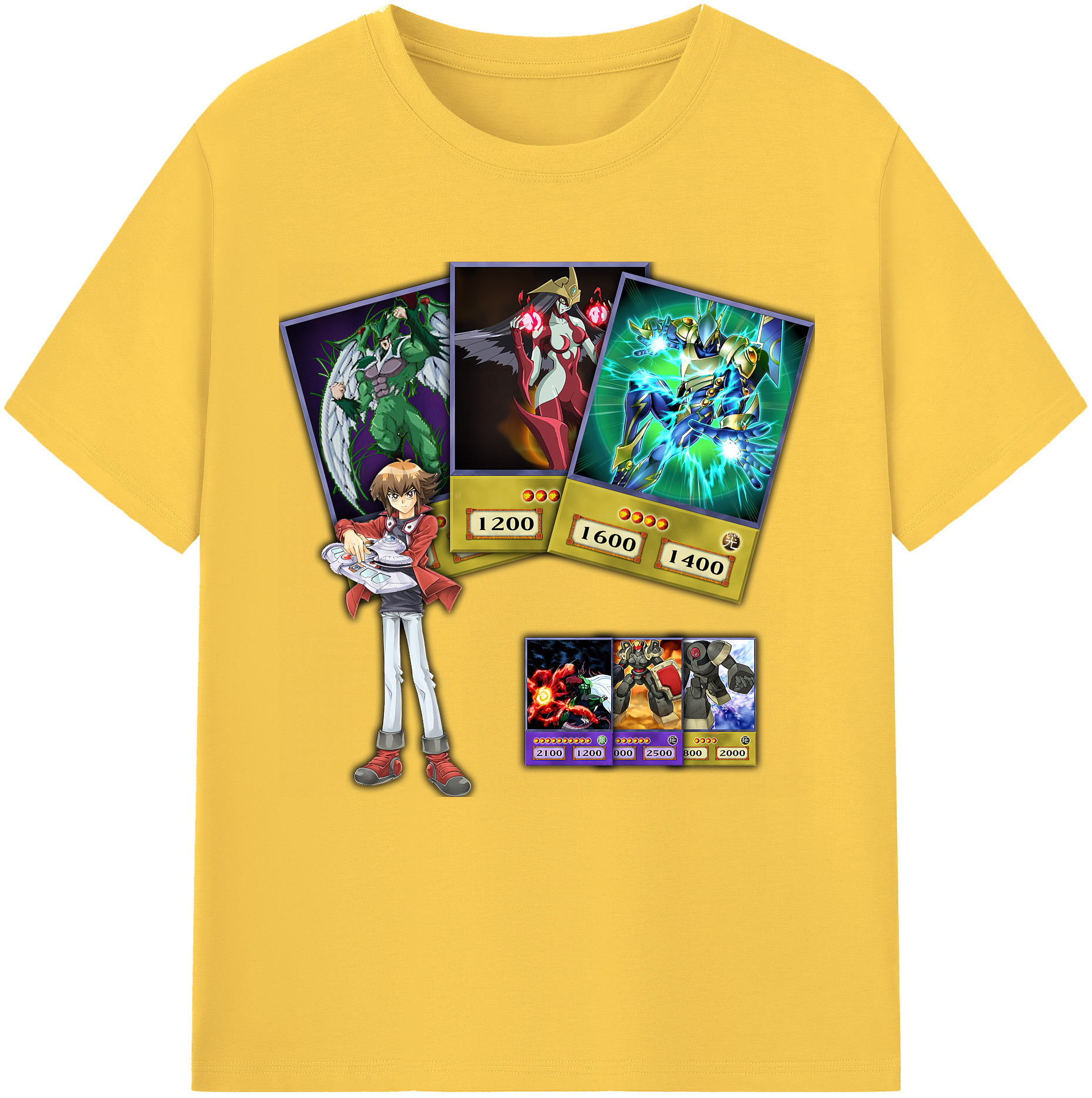（画像用） 遊☆戯☆王 Yu-Gi-Oh! 綿100％半袖Tシャツ（フロントプリント）