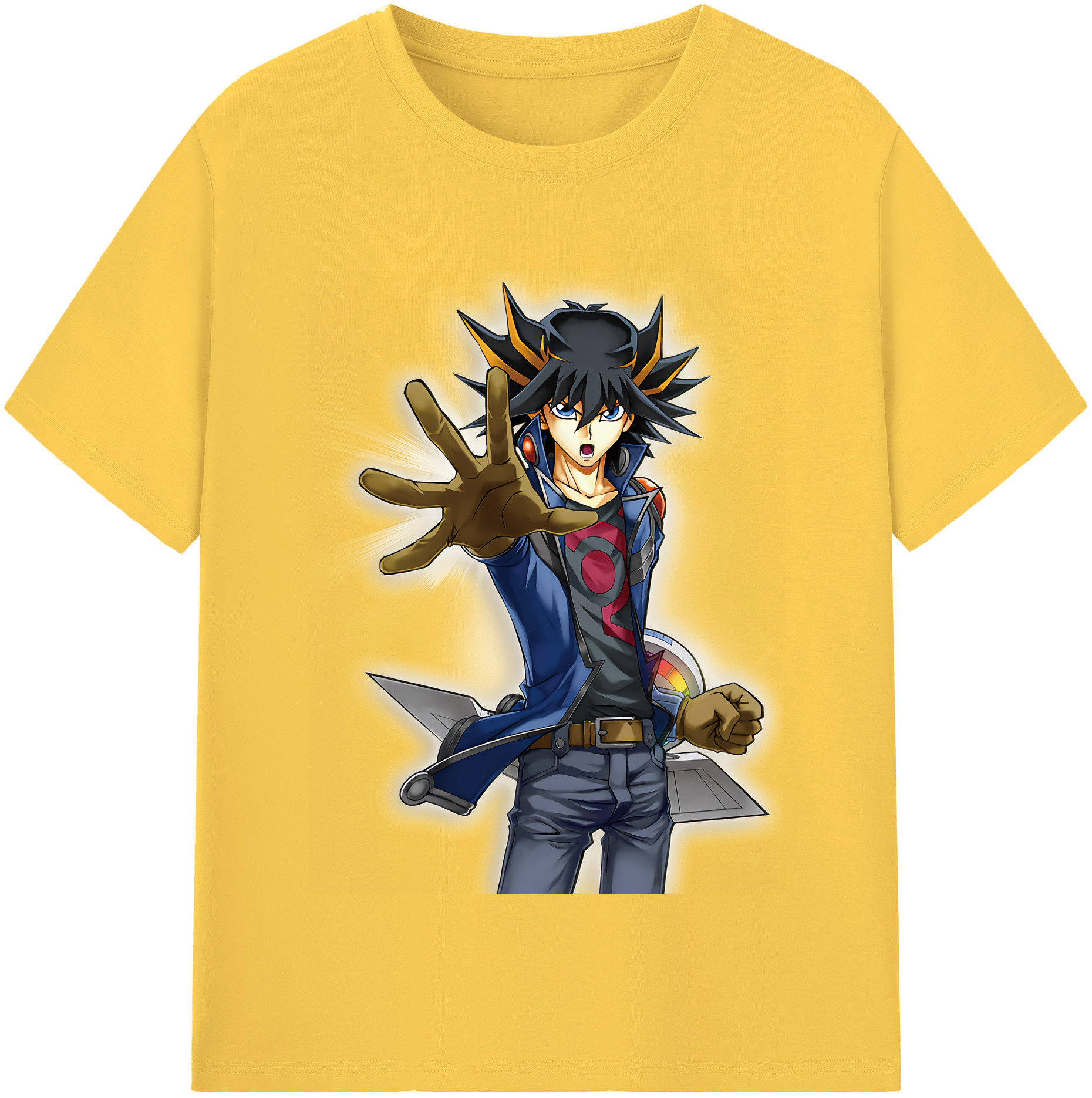 （画像用） 遊☆戯☆王 Yu-Gi-Oh! 綿100％半袖Tシャツ（フロントプリント）