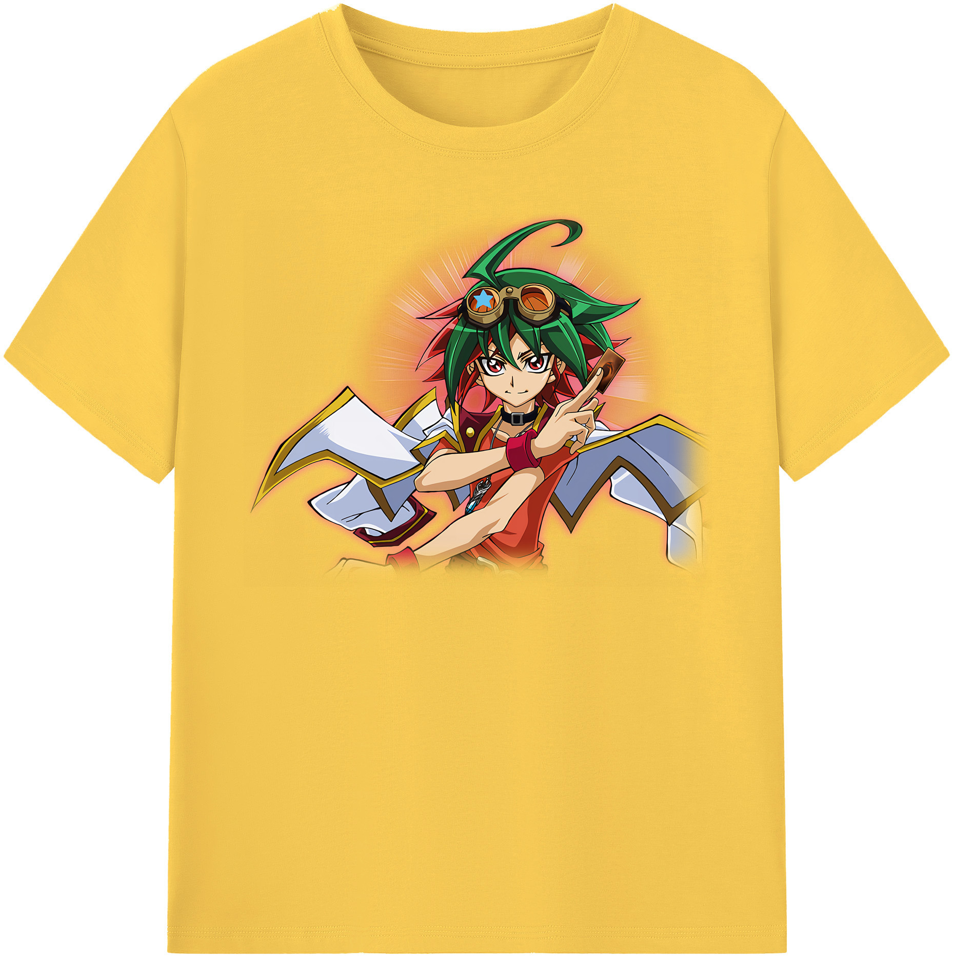 （画像用） 遊☆戯☆王 Yu-Gi-Oh! 綿100％半袖Tシャツ（フロントプリント）