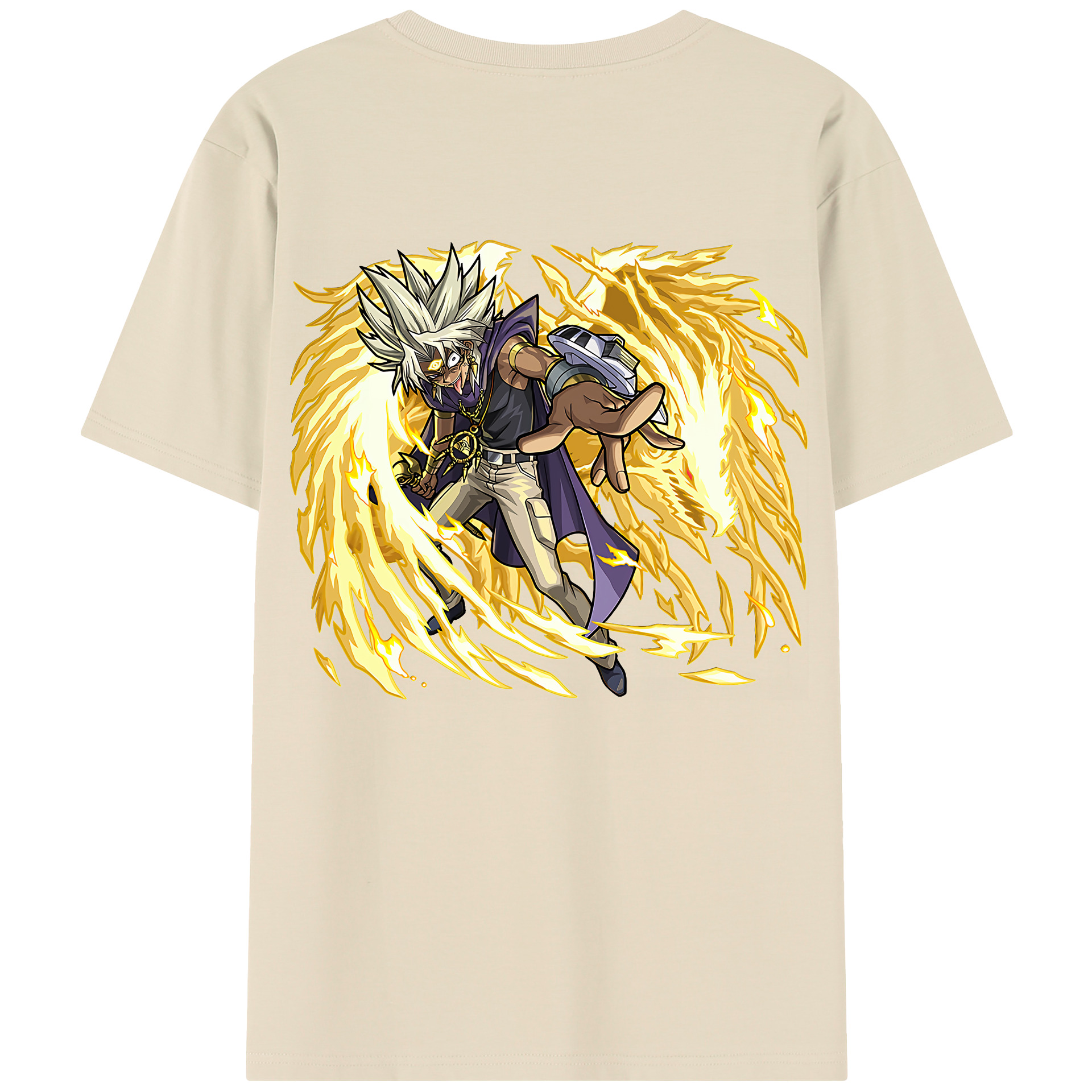 （画像用） 遊☆戯☆王 Yu-Gi-Oh! 綿100％半袖Tシャツ（背面プリント）