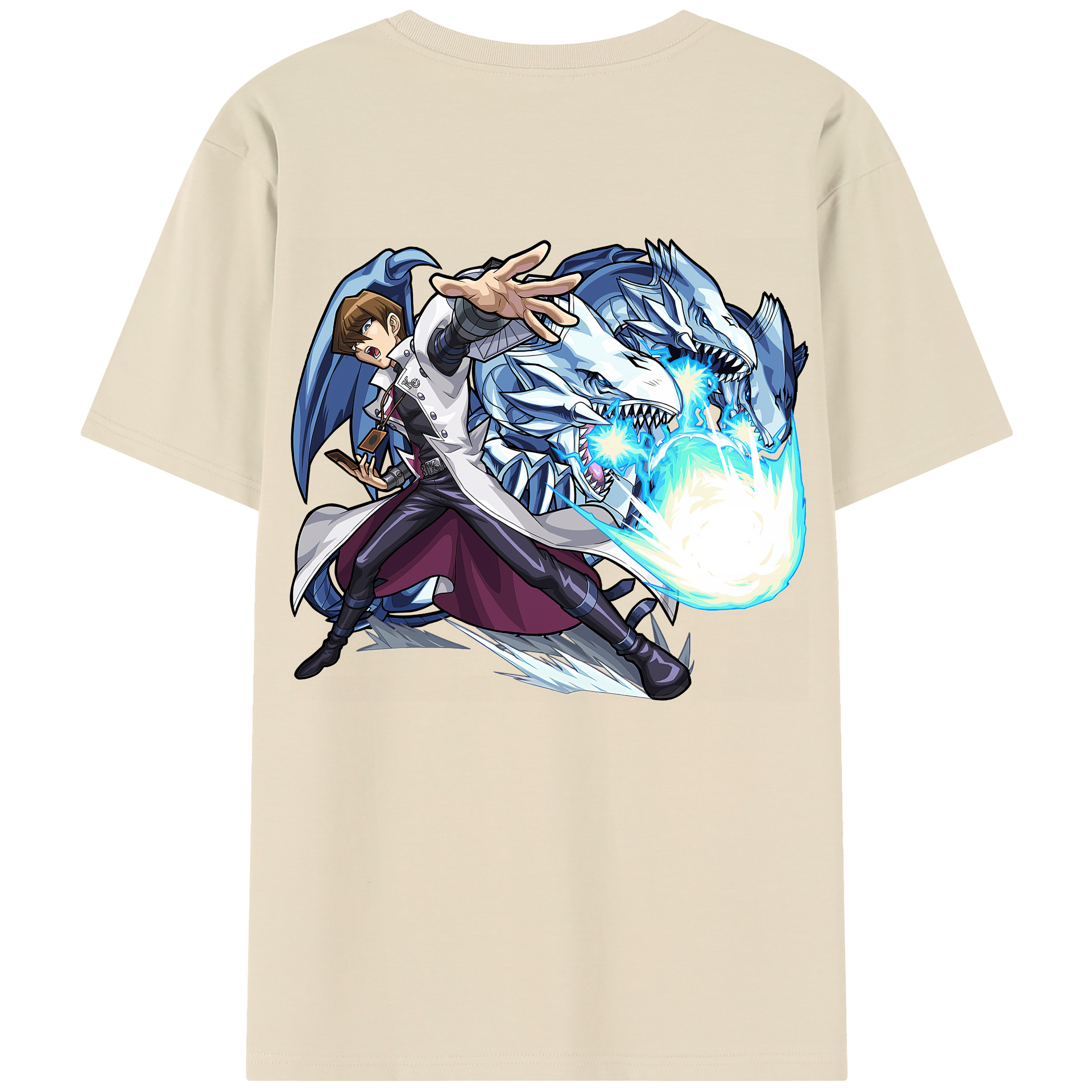 （画像用） 遊☆戯☆王 Yu-Gi-Oh! 綿100％半袖Tシャツ（背面プリント）