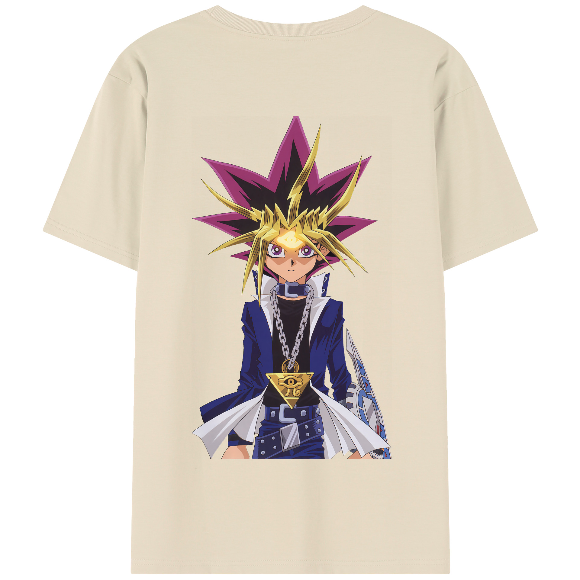 （画像用） 遊☆戯☆王 Yu-Gi-Oh! 綿100％半袖Tシャツ（背面プリント）