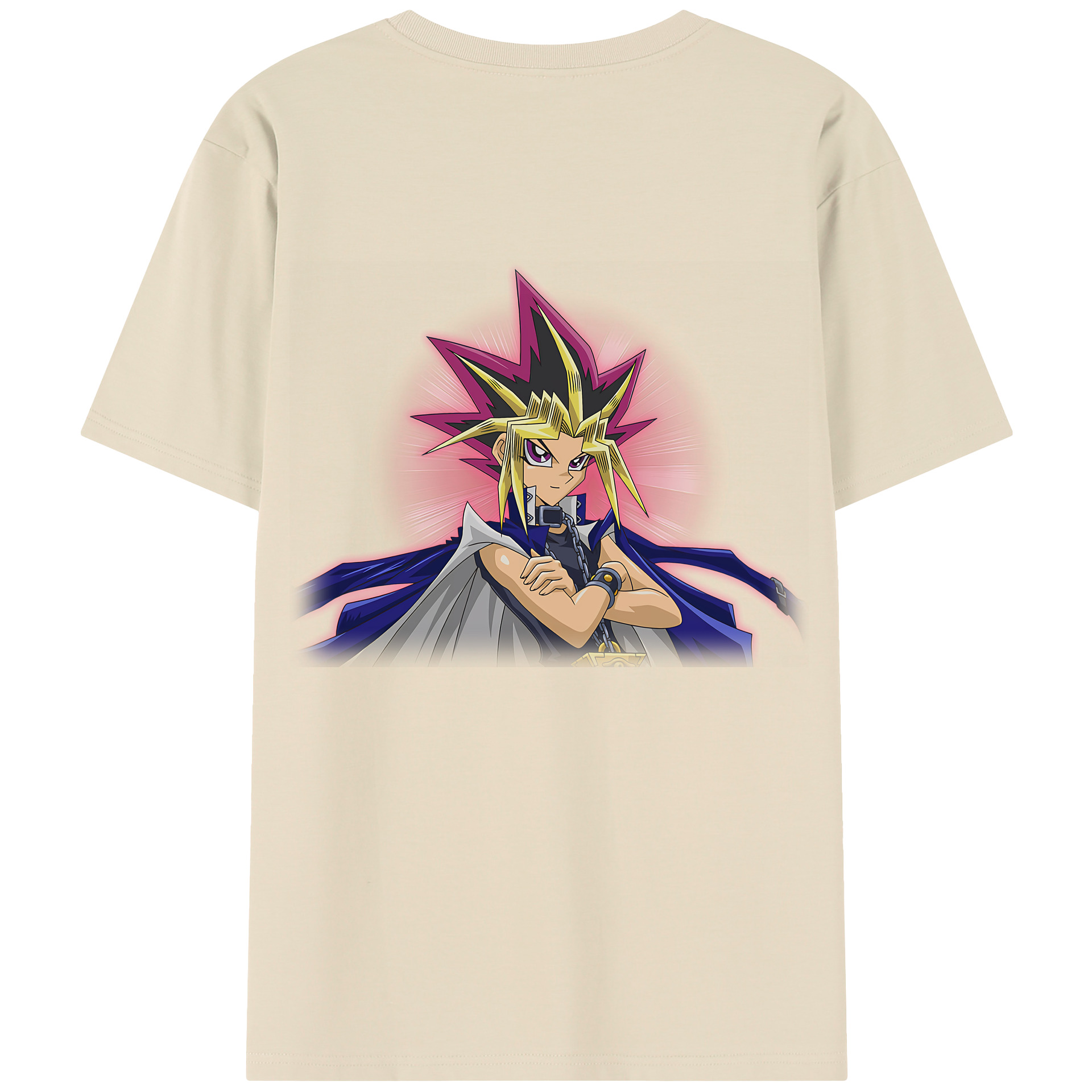 （画像用） 遊☆戯☆王 Yu-Gi-Oh! 綿100％半袖Tシャツ（背面プリント）