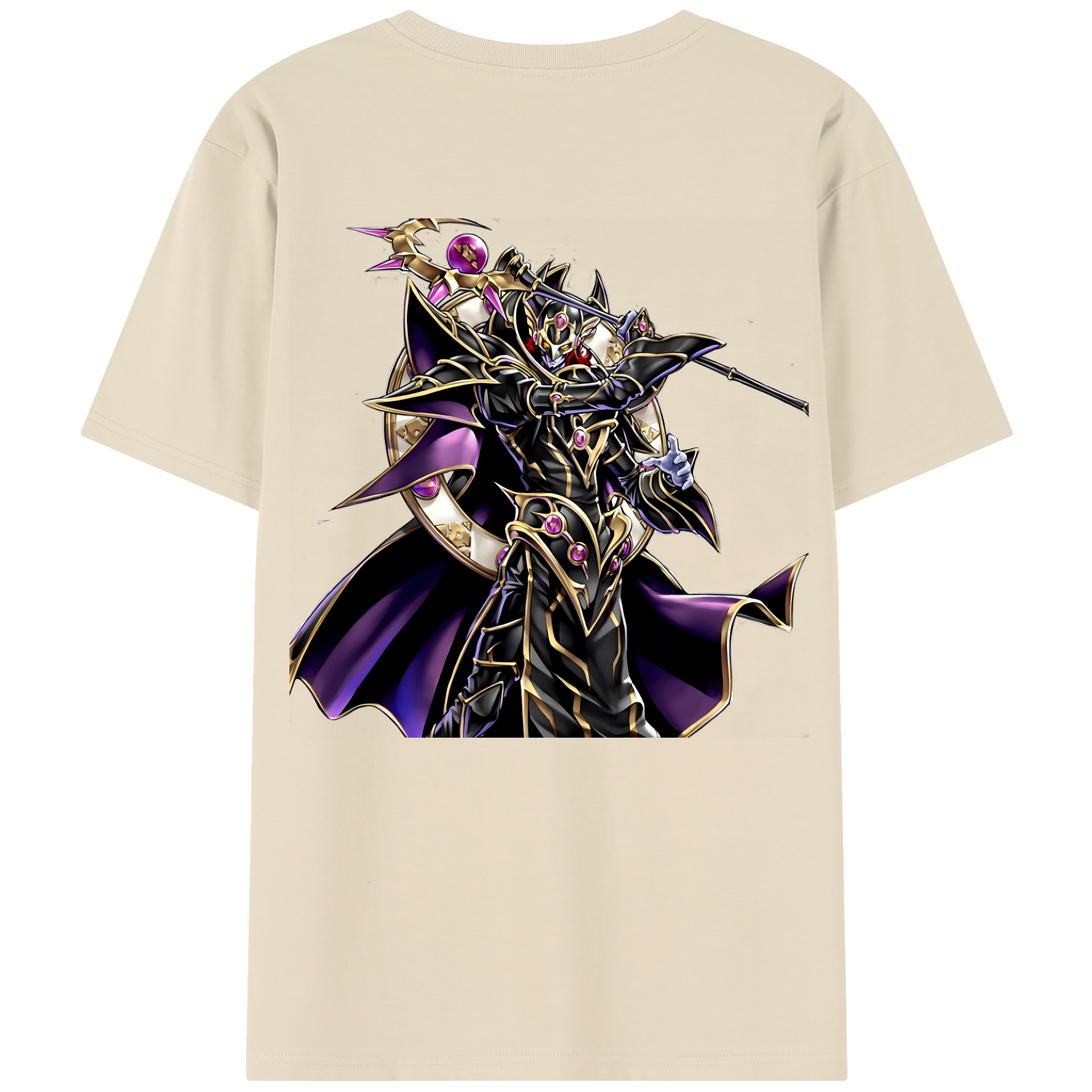 （画像用） 遊☆戯☆王 Yu-Gi-Oh! 綿100％半袖Tシャツ（背面プリント）