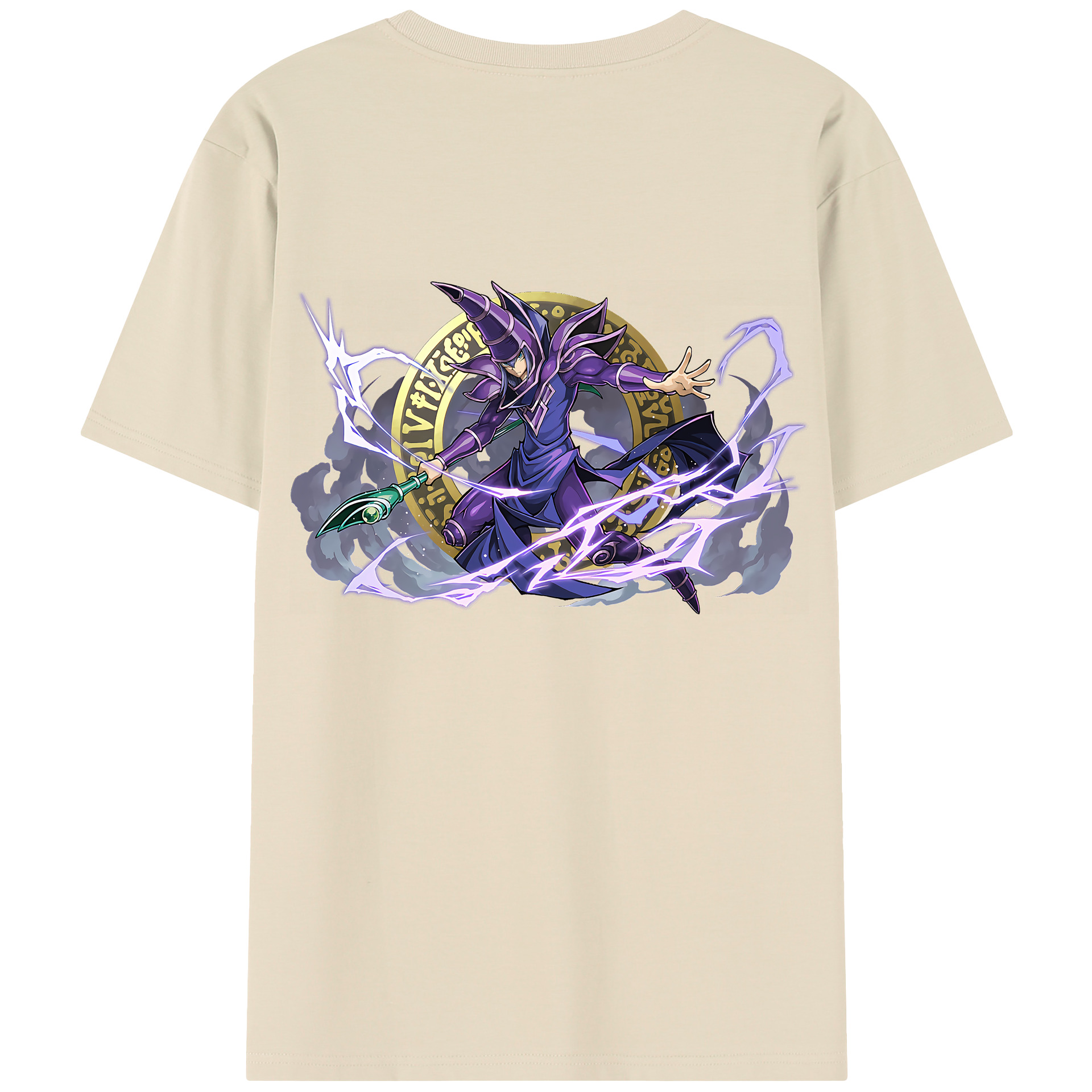 （画像用） 遊☆戯☆王 Yu-Gi-Oh! 綿100％半袖Tシャツ（背面プリント）