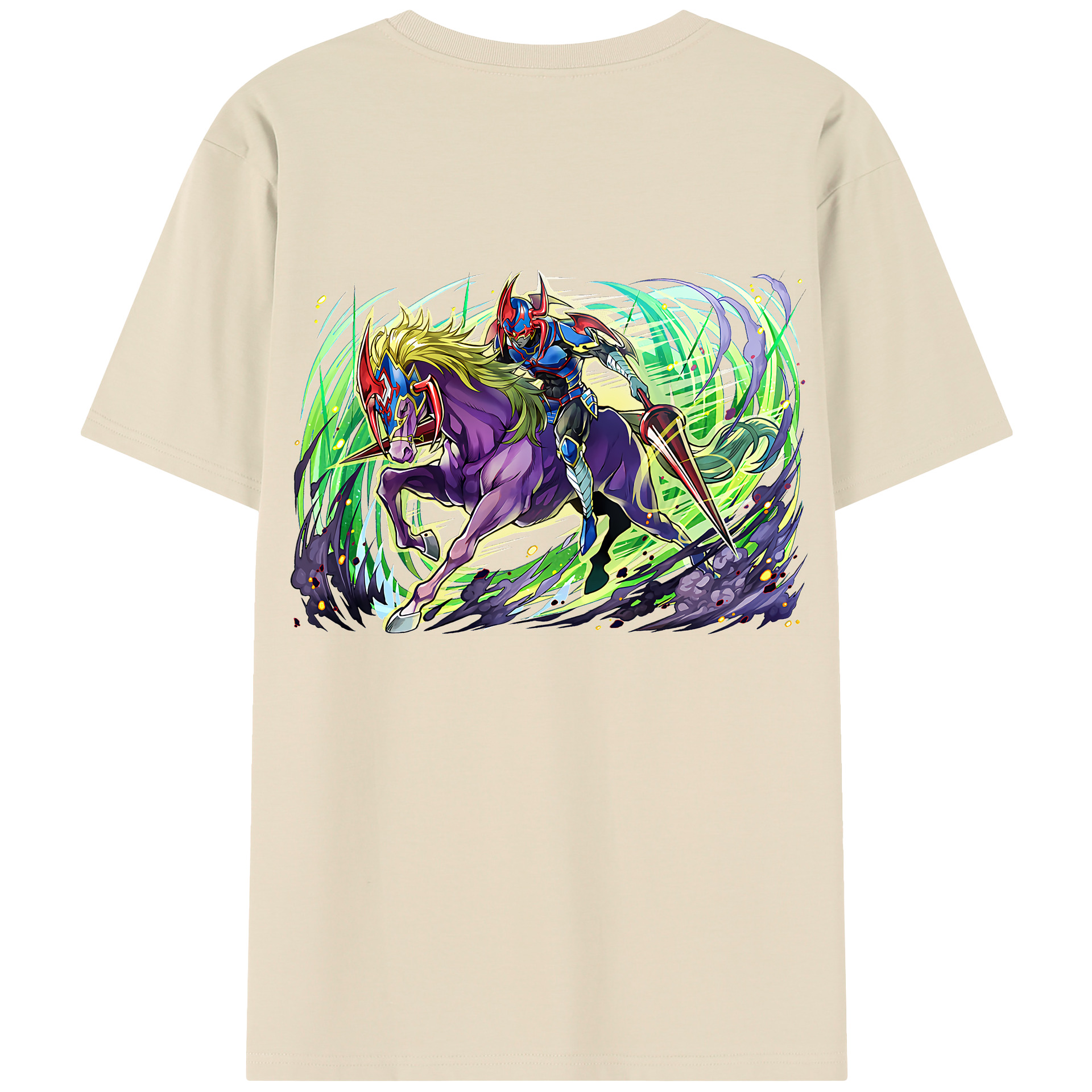 （画像用） 遊☆戯☆王 Yu-Gi-Oh! 綿100％半袖Tシャツ（背面プリント）