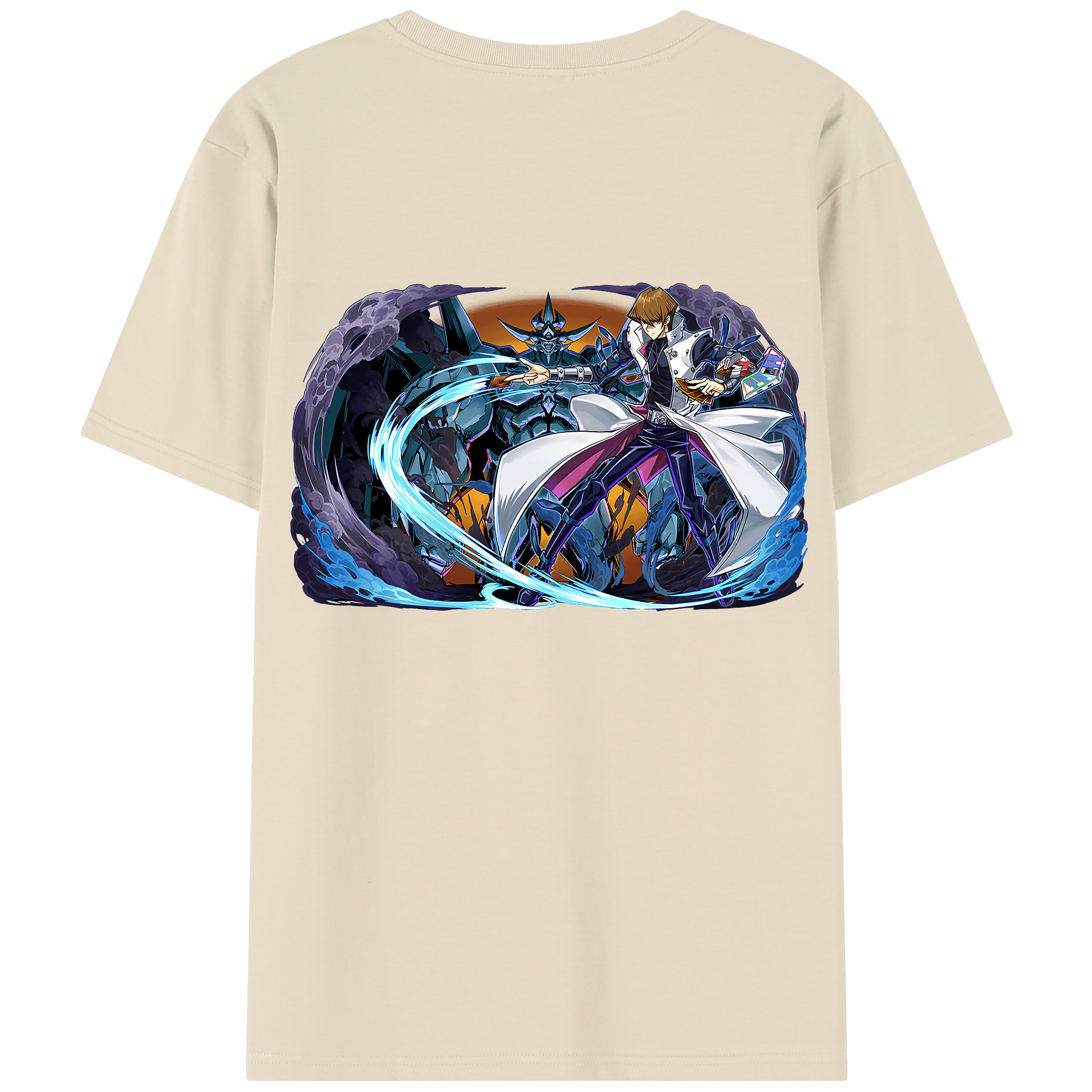 （画像用） 遊☆戯☆王 Yu-Gi-Oh! 綿100％半袖Tシャツ（背面プリント）