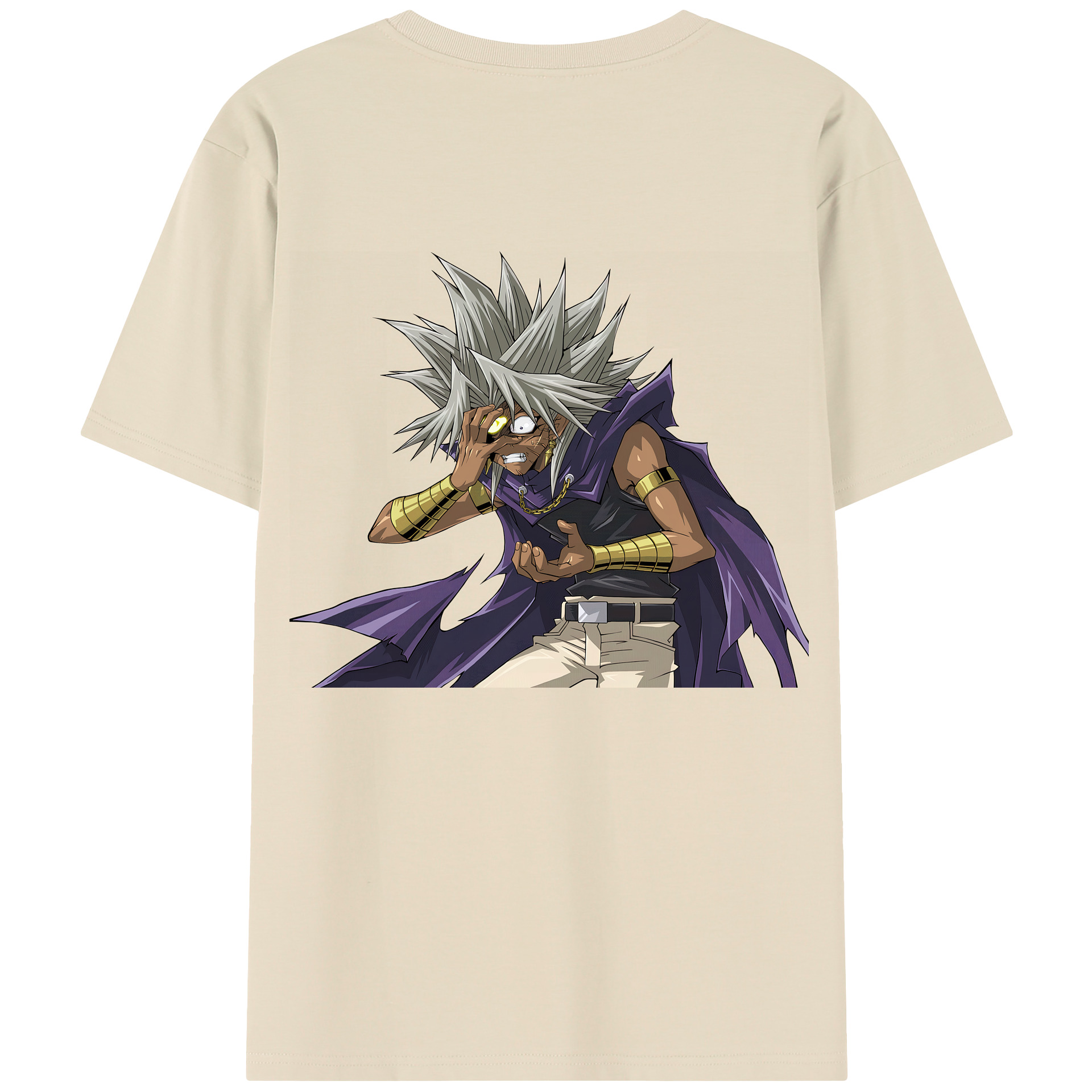 （画像用） 遊☆戯☆王 Yu-Gi-Oh! 綿100％半袖Tシャツ（背面プリント）