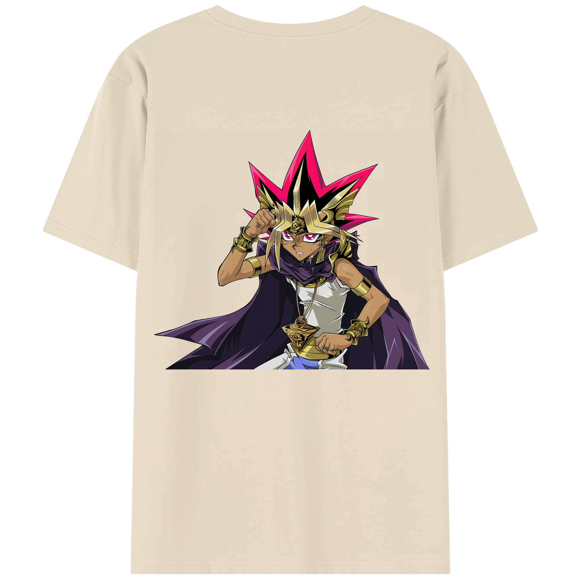 （画像用） 遊☆戯☆王 Yu-Gi-Oh! 綿100％半袖Tシャツ（背面プリント）