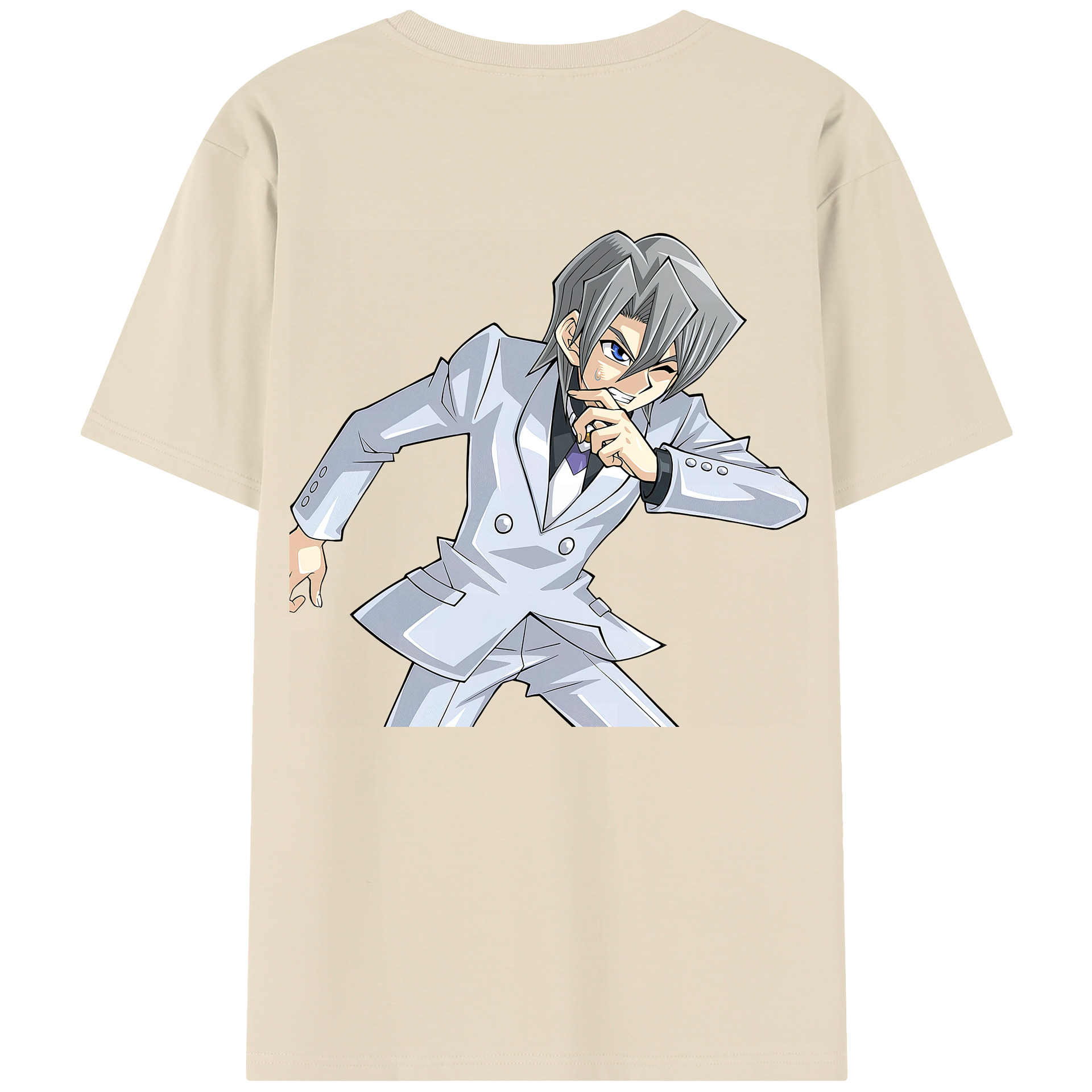 （画像用） 遊☆戯☆王 Yu-Gi-Oh! 綿100％半袖Tシャツ（背面プリント）